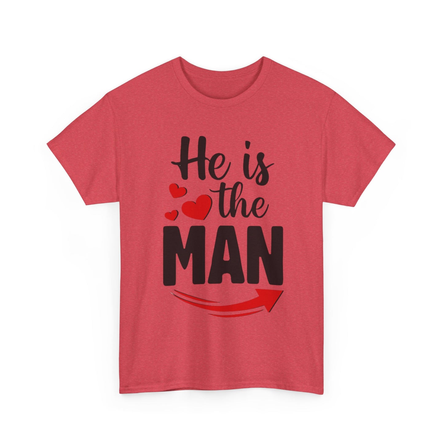 HE IS THE MAN/BUT SHE IS THE BOSS Couples Tshirt 1 - Couples Fashion Wear