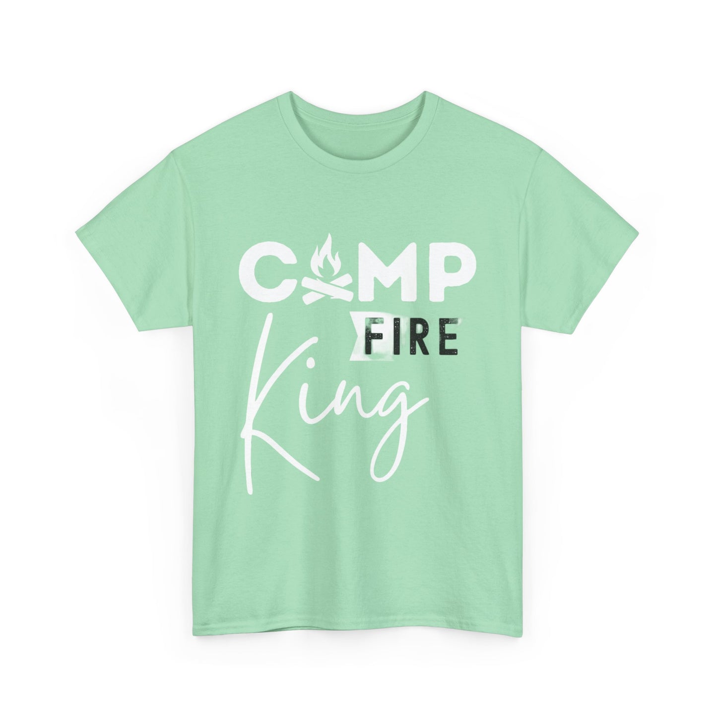 CAMP FIRE KING/ CAMP FIRE QUEEN Couples Tshirt 1