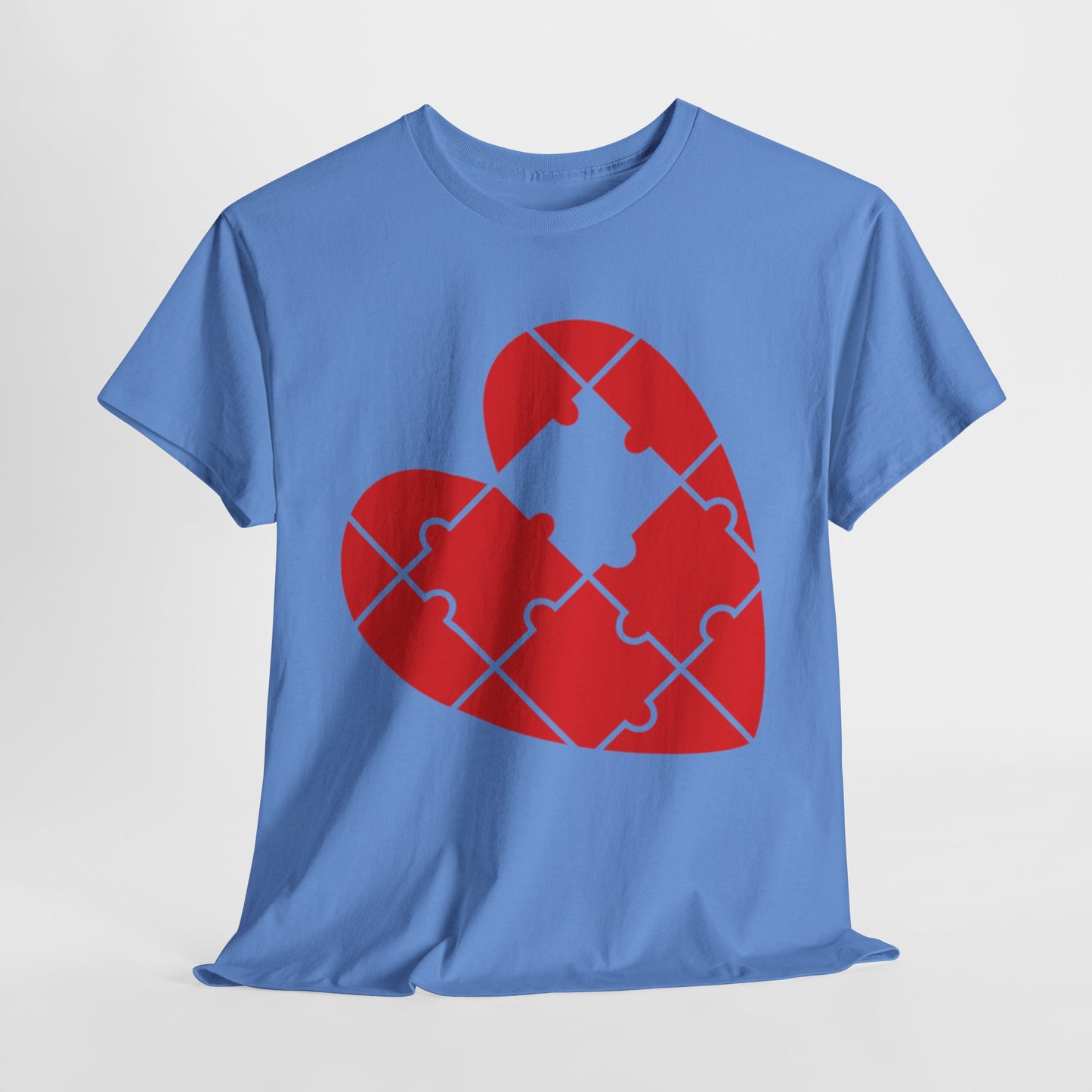 MISSING PUZZLE PIECE HEART/MISSING PUZZLE PIECE Couples Tshirt 1 - Couples Fashion Wear