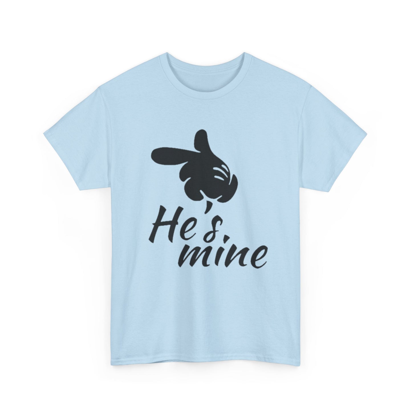 HE'S MINE/SHE'S MINE Couples Tshirt 1