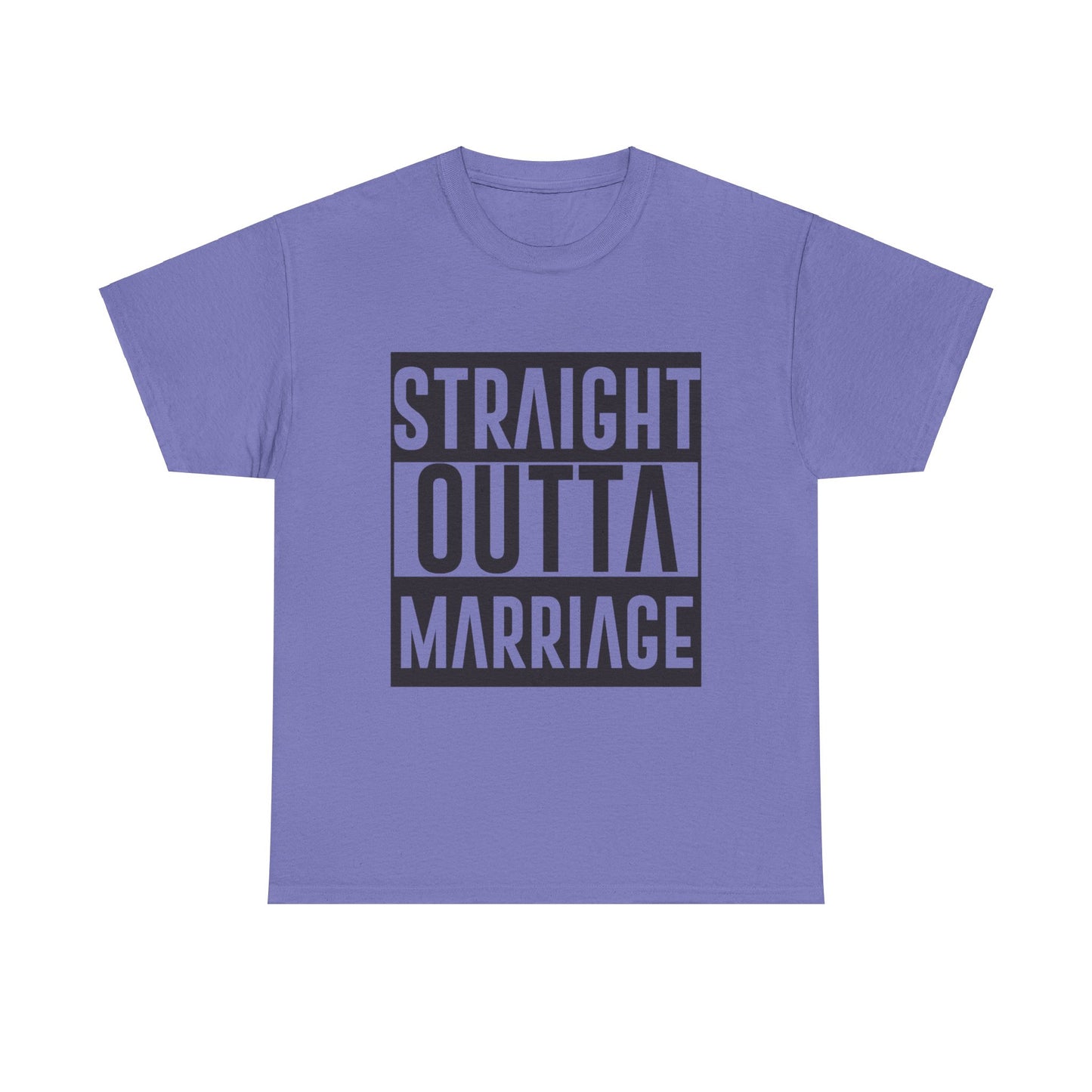 STRAIGHT OUTTA MARRIAGE Couples Tshirt 1