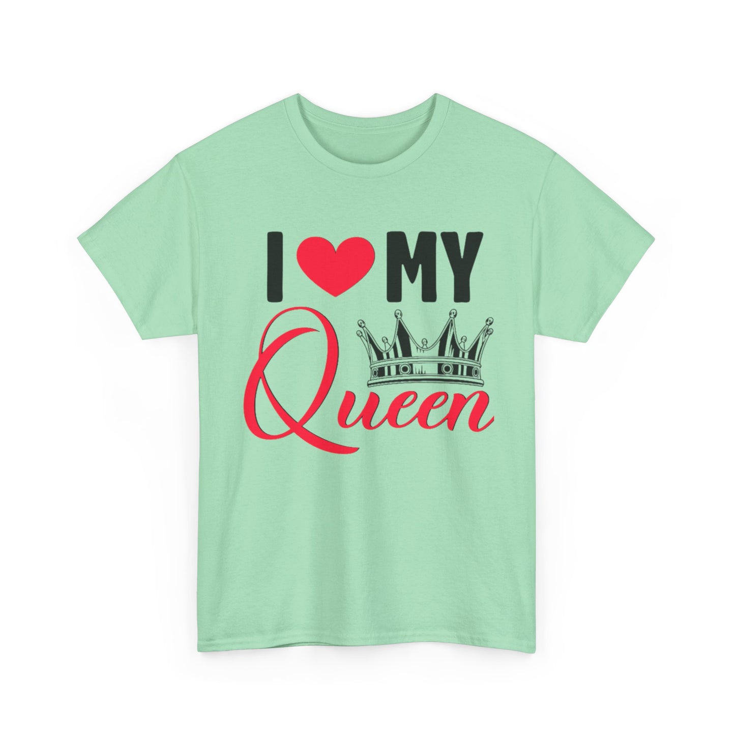 I LOVE MY KING/ I LOVE MY QUEEN Couples Tshirt 2