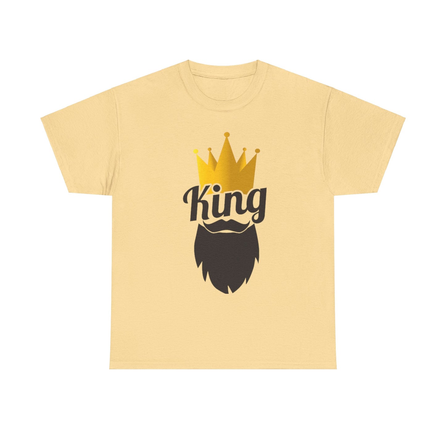 KING MUSTACHE/QUEEN LIPS Couples Tshirt 1 - Couples Fashion Wear