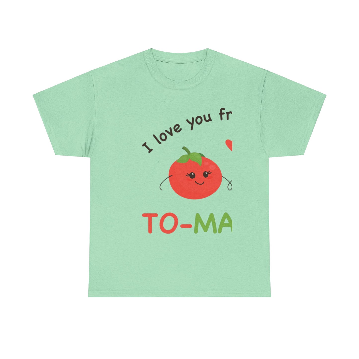 I LOVE YOU FROM MY HEAD TO-MA-TOES Couples Tshirt 1