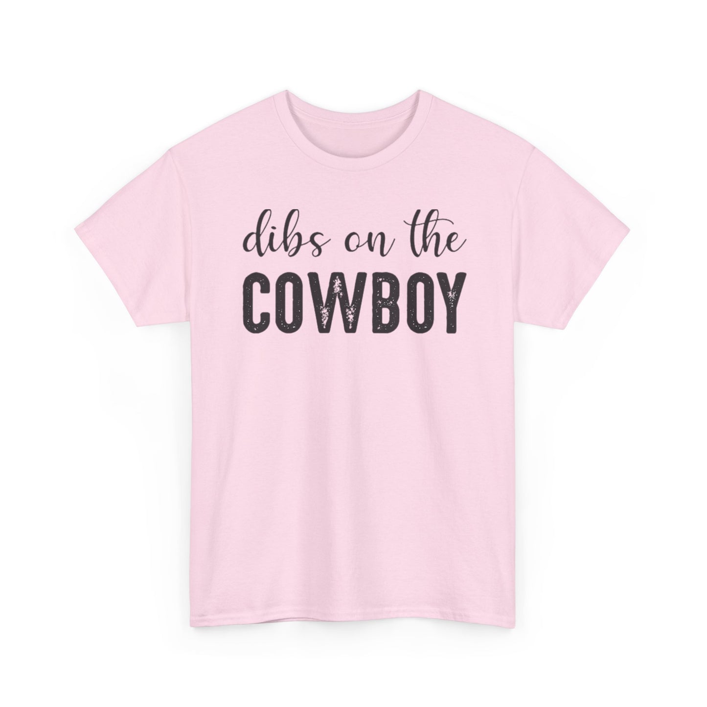 THE COWBOY/DIBS ON THE COWBOY Couples Tshirt 2 - Couples Fashion Wear