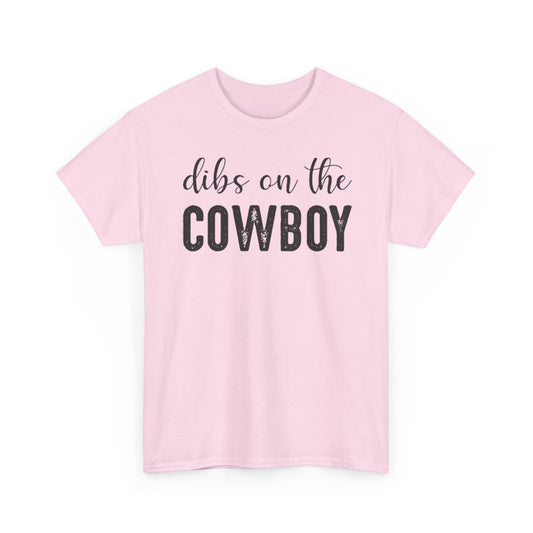 THE COWBOY/DIBS ON THE COWBOY Couples Tshirt 2 - Couples Fashion Wear