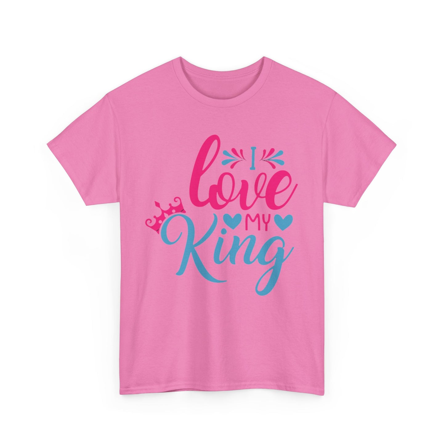 I LOVE MY KING/ I LOVE MY QUEEN Couples Tshirt 1 - Couples Fashion Wear