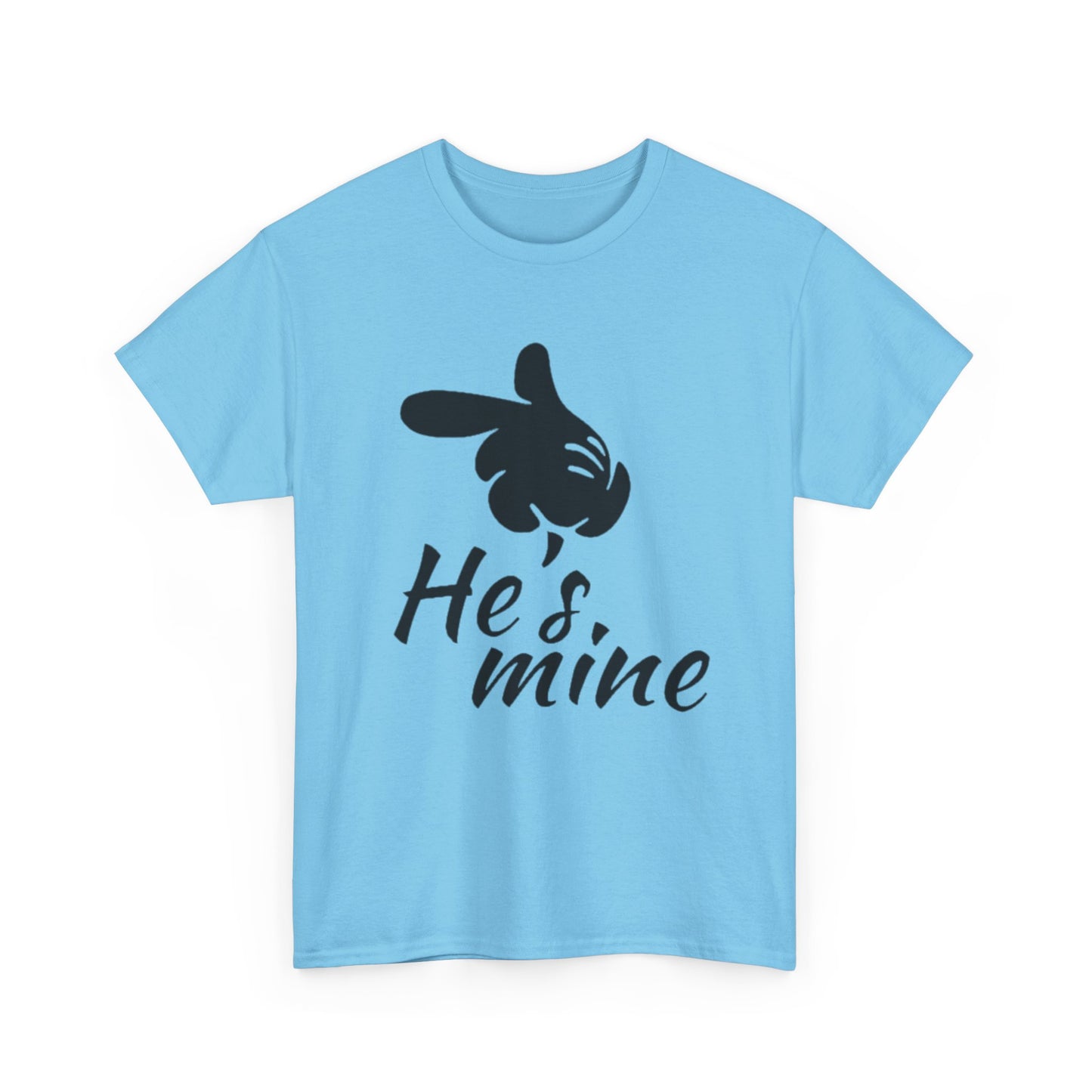 HE'S MINE/SHE'S MINE Couples Tshirt 1