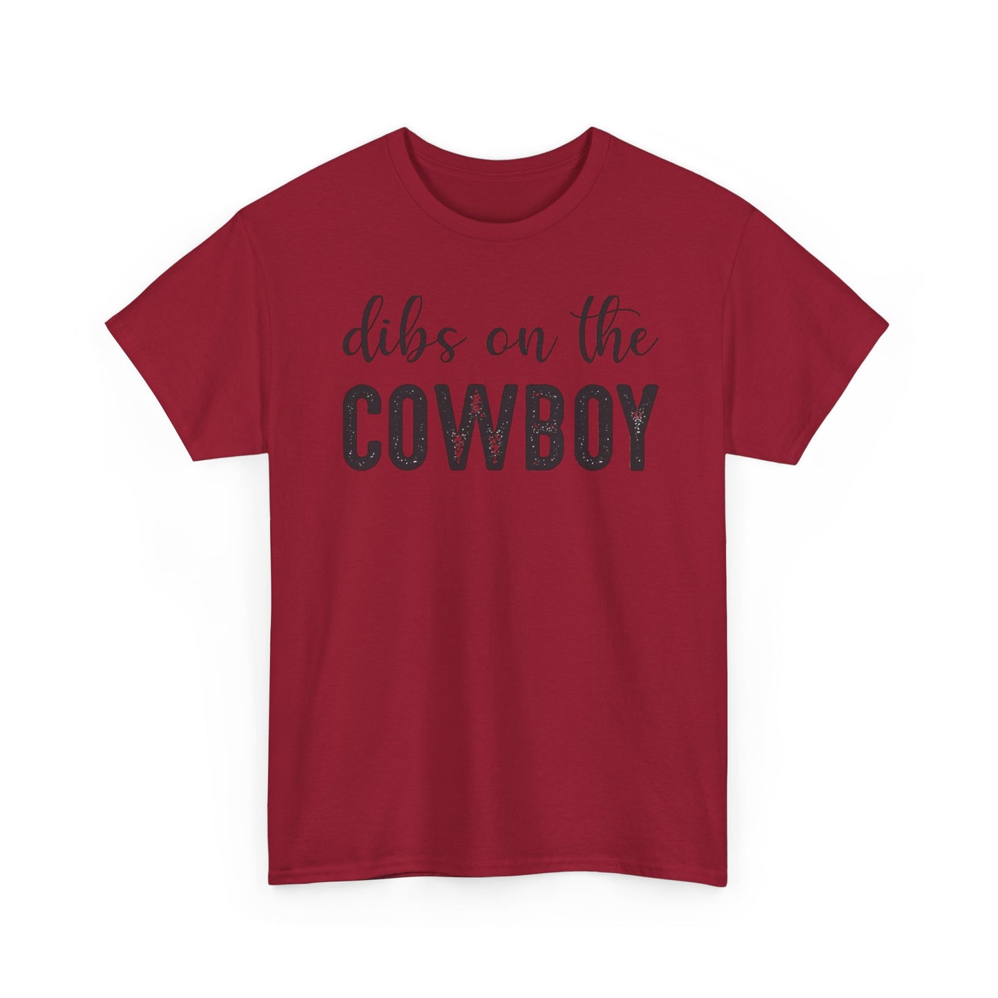 THE COWBOY/DIBS ON THE COWBOY Couples Tshirt 2 - Couples Fashion Wear