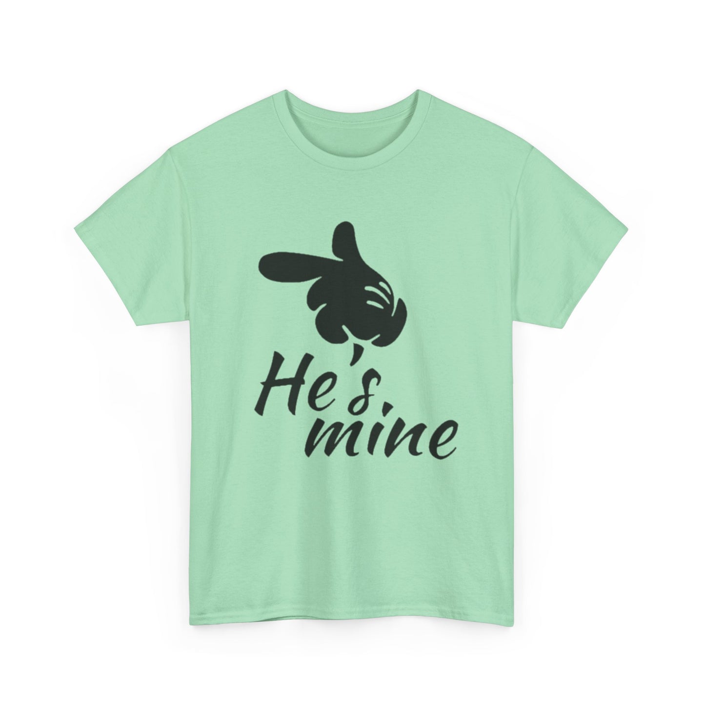 HE'S MINE/SHE'S MINE Couples Tshirt 1