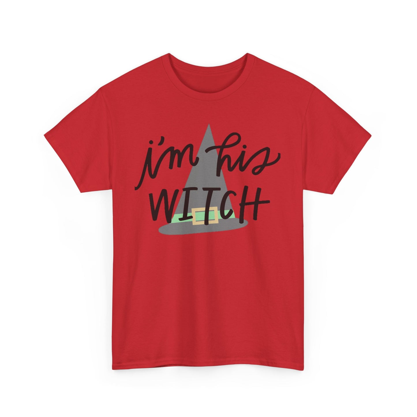 IM HIS WITCH/ IM HER BOO Couples Tshirt 1 - Couples Fashion Wear