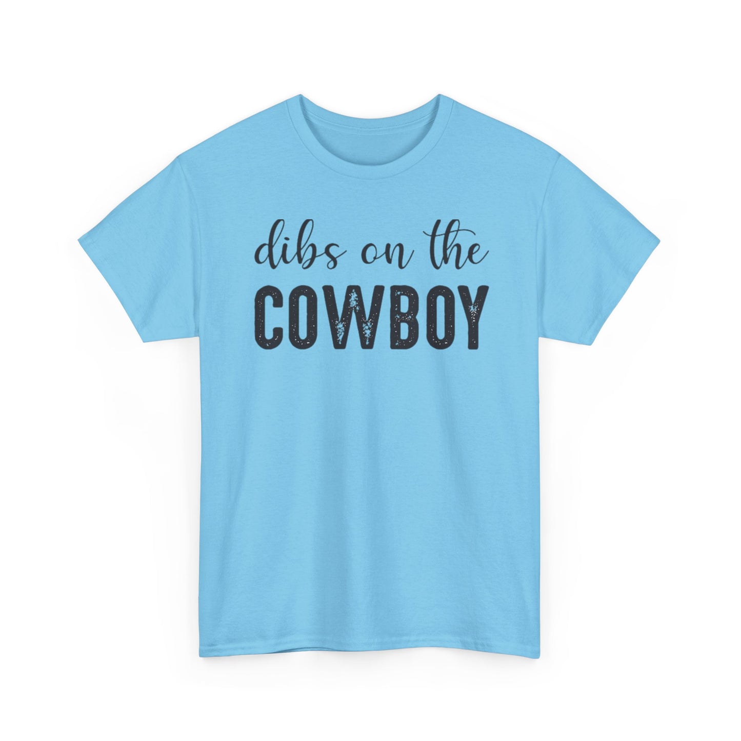 THE COWBOY/DIBS ON THE COWBOY Couples Tshirt 2 - Couples Fashion Wear