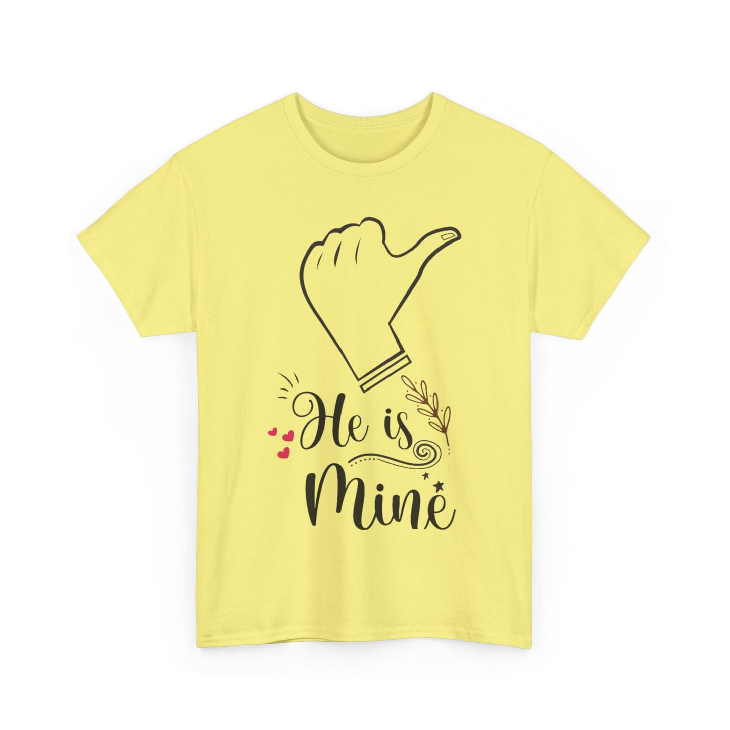 HE IS MINE/SHE IS MINE Couples Tshirt 1 - Couples Fashion Wear