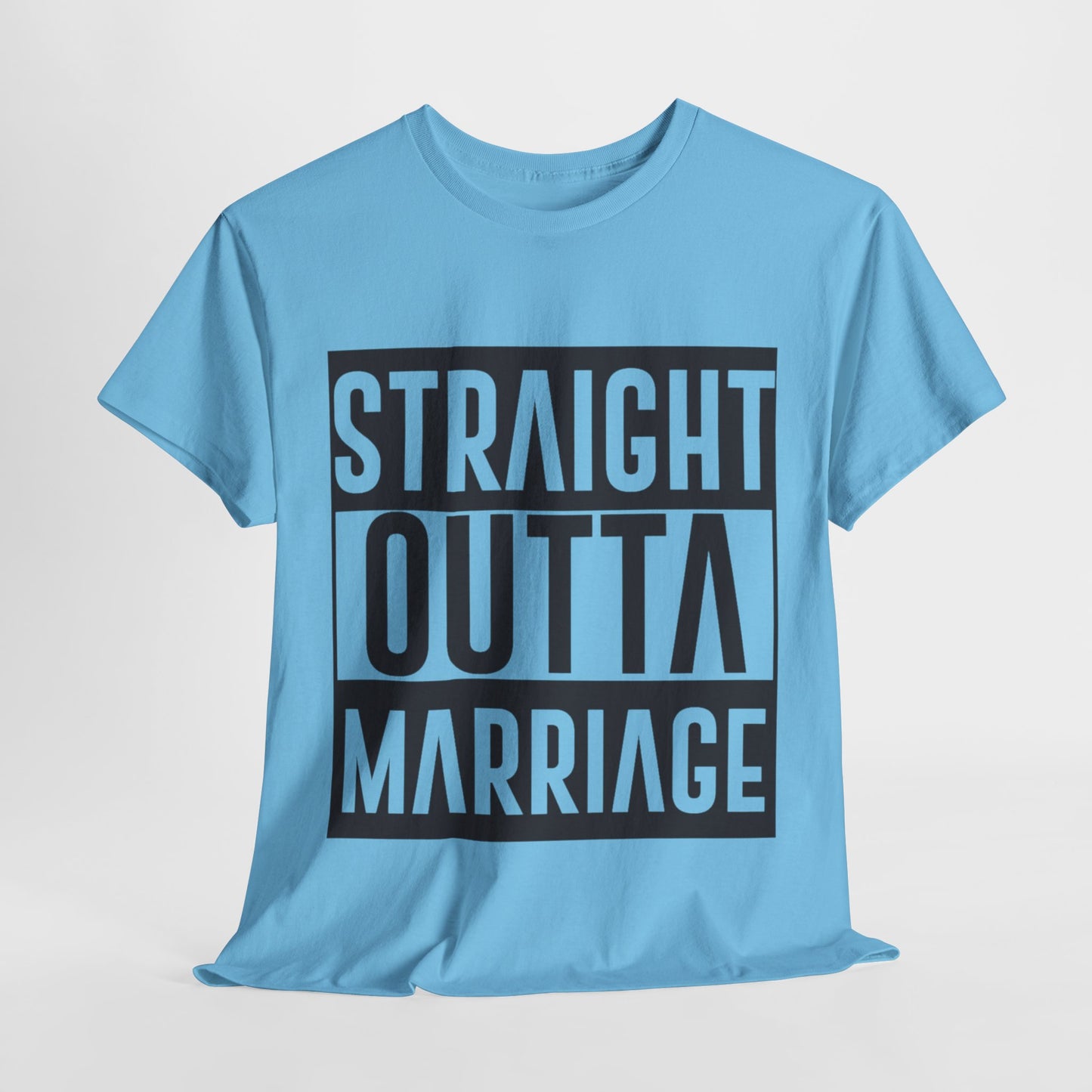 STRAIGHT OUTTA MARRIAGE Couples Tshirt 2