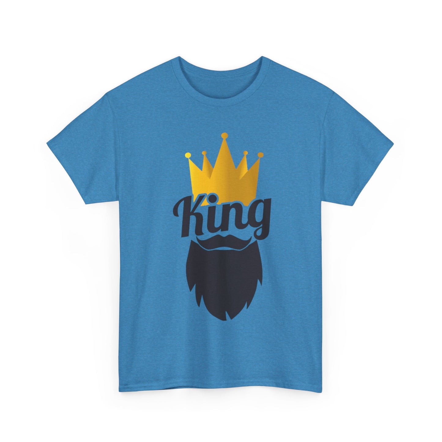 KING MUSTACHE/QUEEN LIPS Couples Tshirt 1 - Couples Fashion Wear