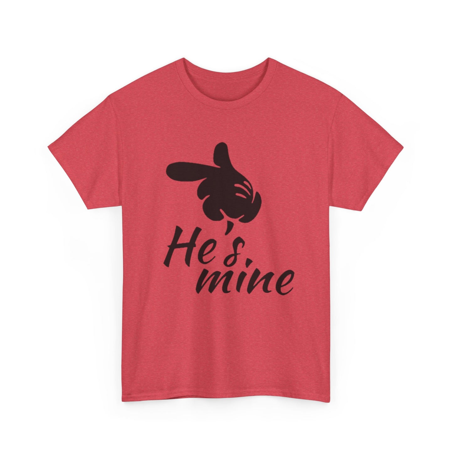 HE'S MINE/SHE'S MINE Couples Tshirt 1