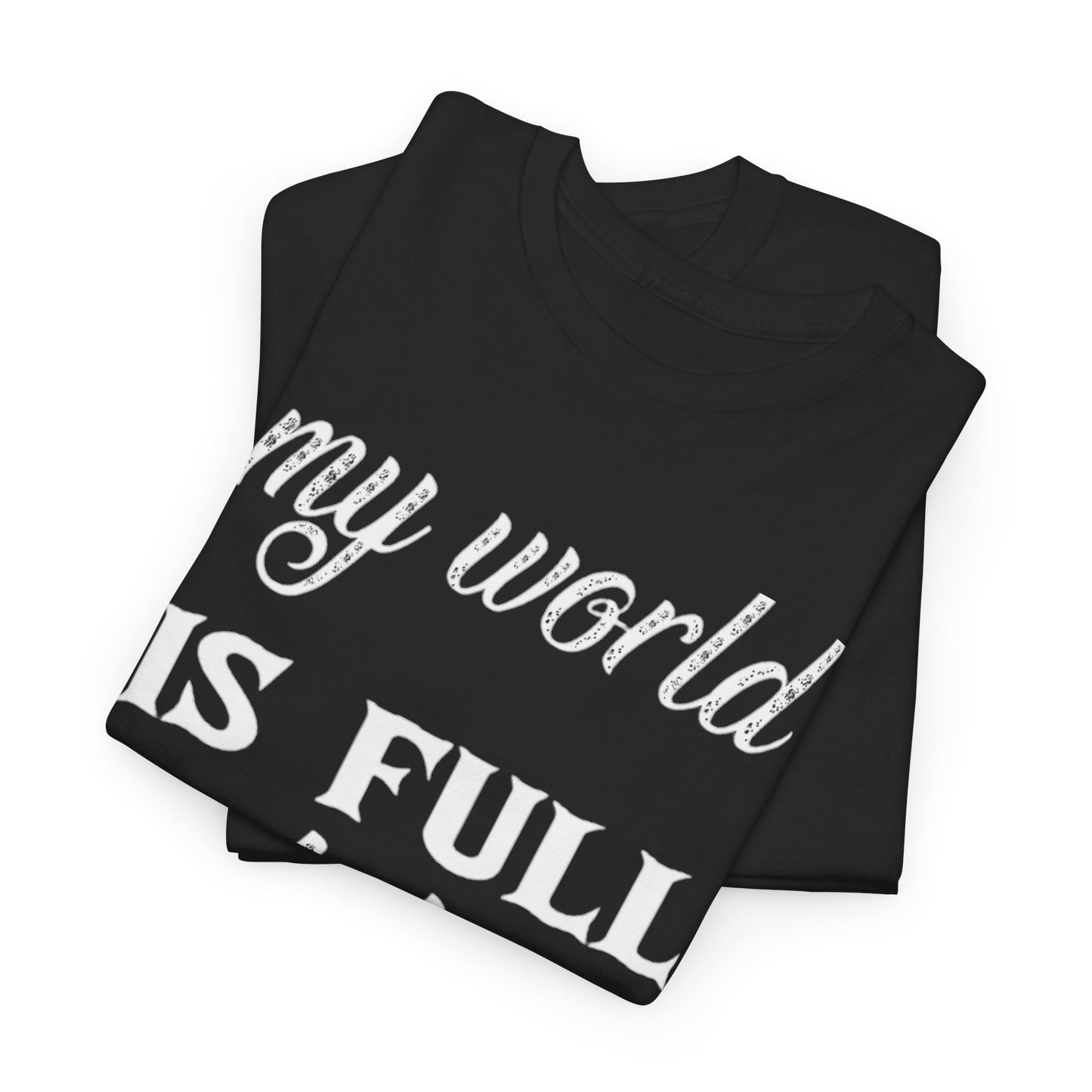 MY WORLD IS FULL OF HIS LOVE Couples Tshirt 2