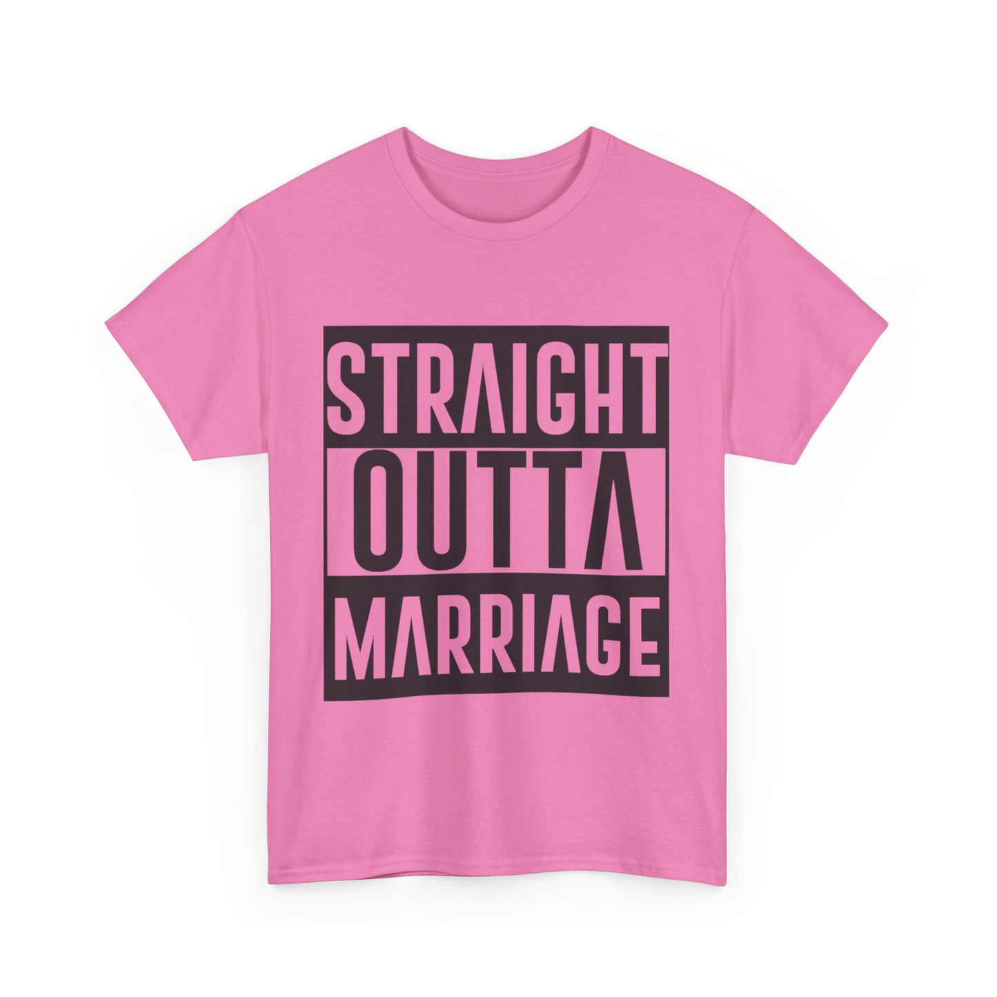 STRAIGHT OUTTA MARRIAGE Couples Tshirt 2