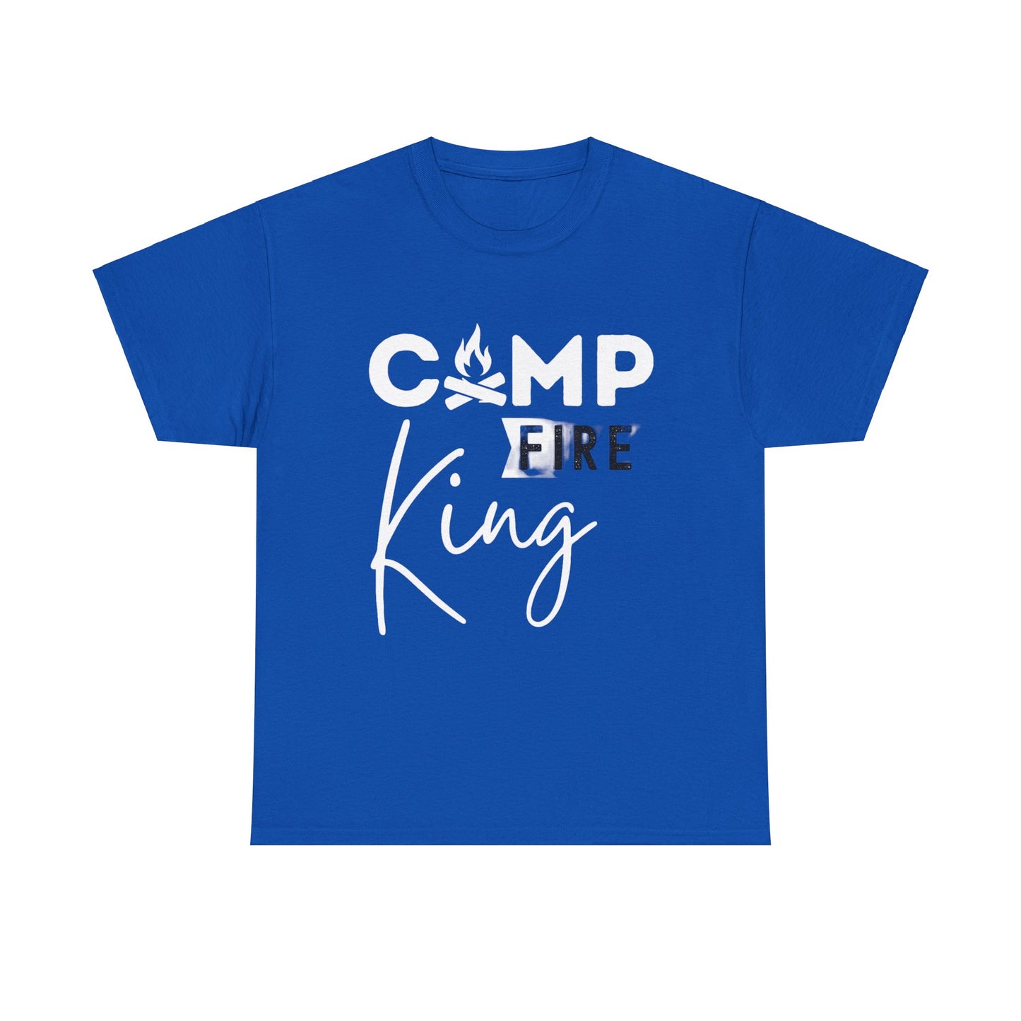 CAMP FIRE KING/ CAMP FIRE QUEEN Couples Tshirt 1