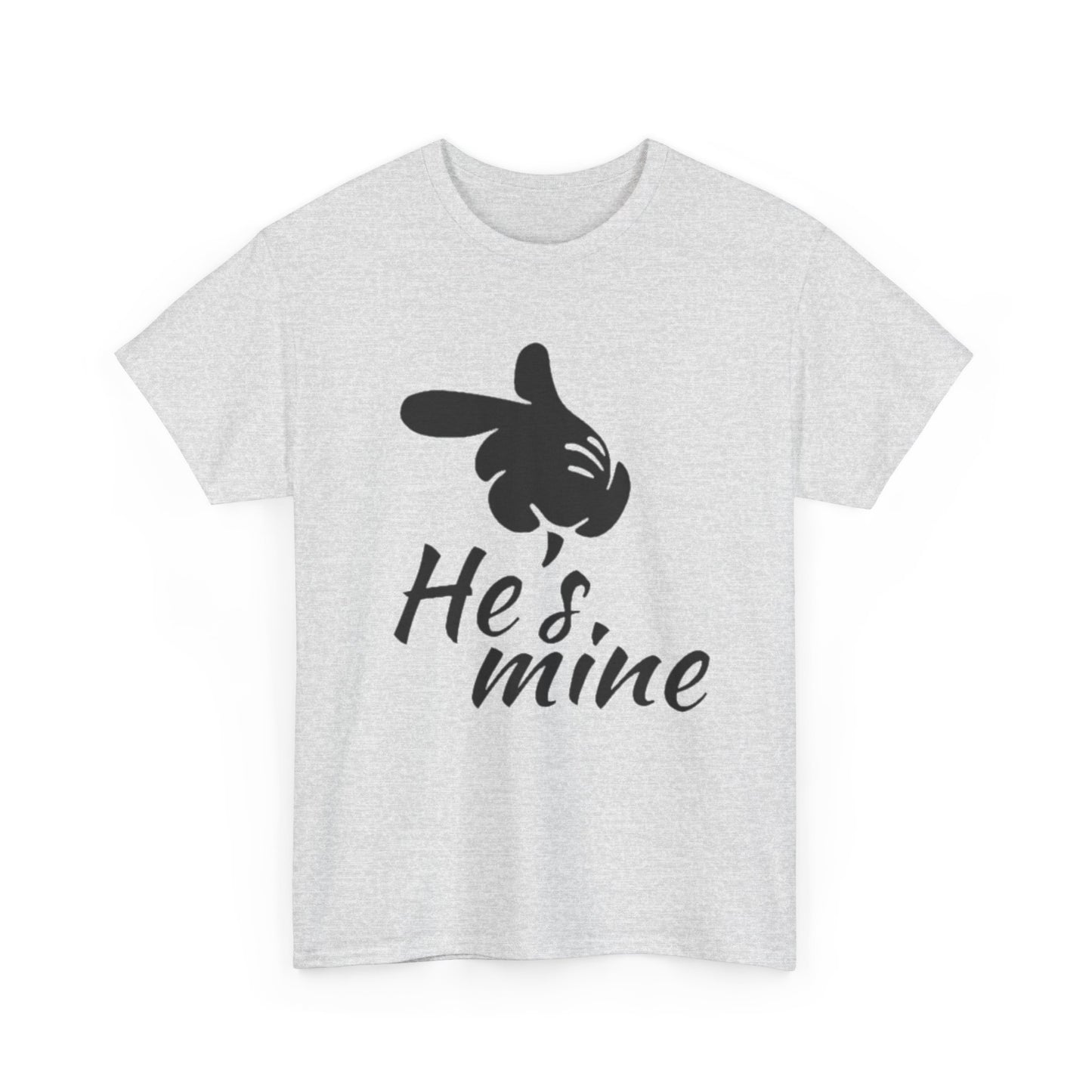 HE'S MINE/SHE'S MINE Couples Tshirt 1