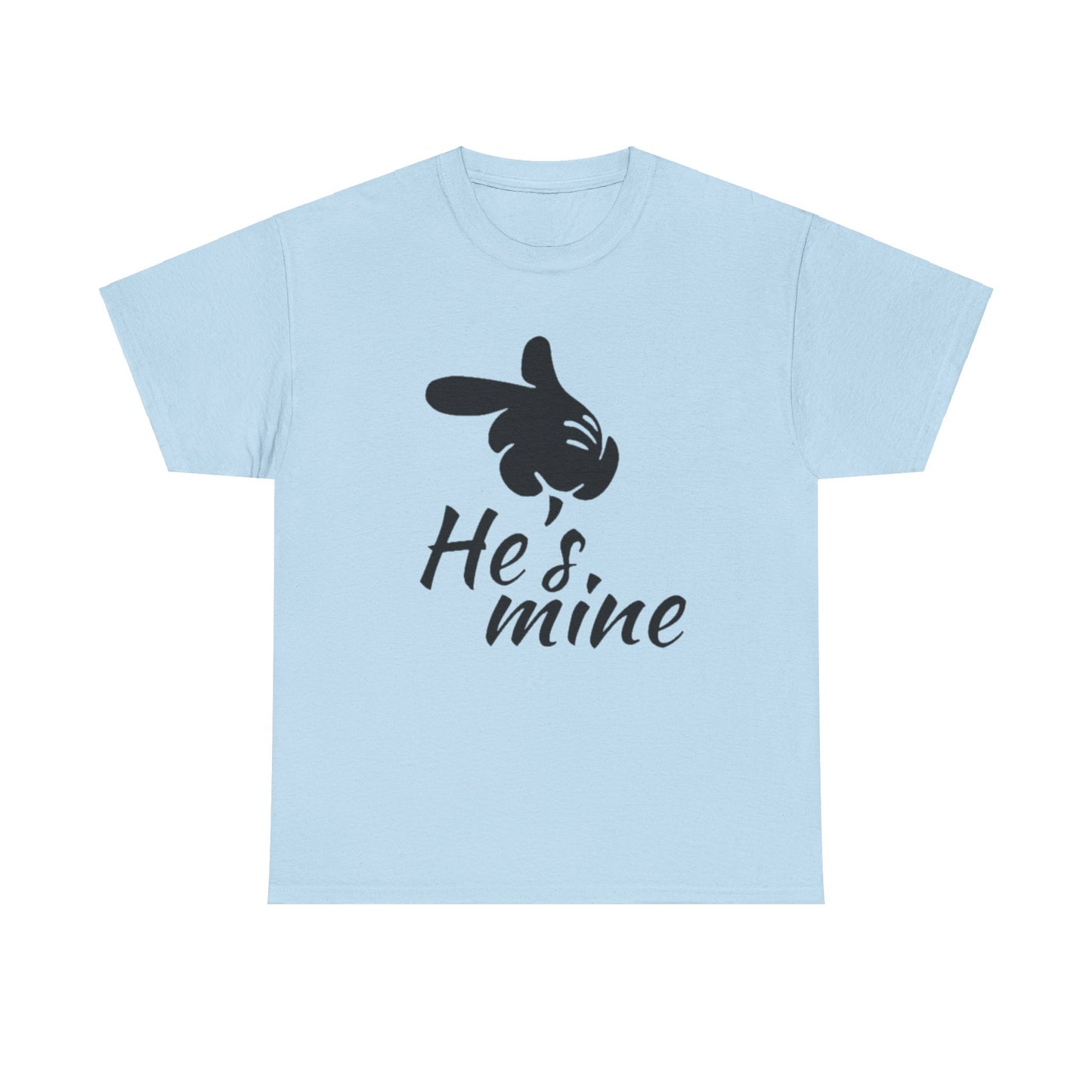 HE'S MINE/SHE'S MINE Couples Tshirt 1