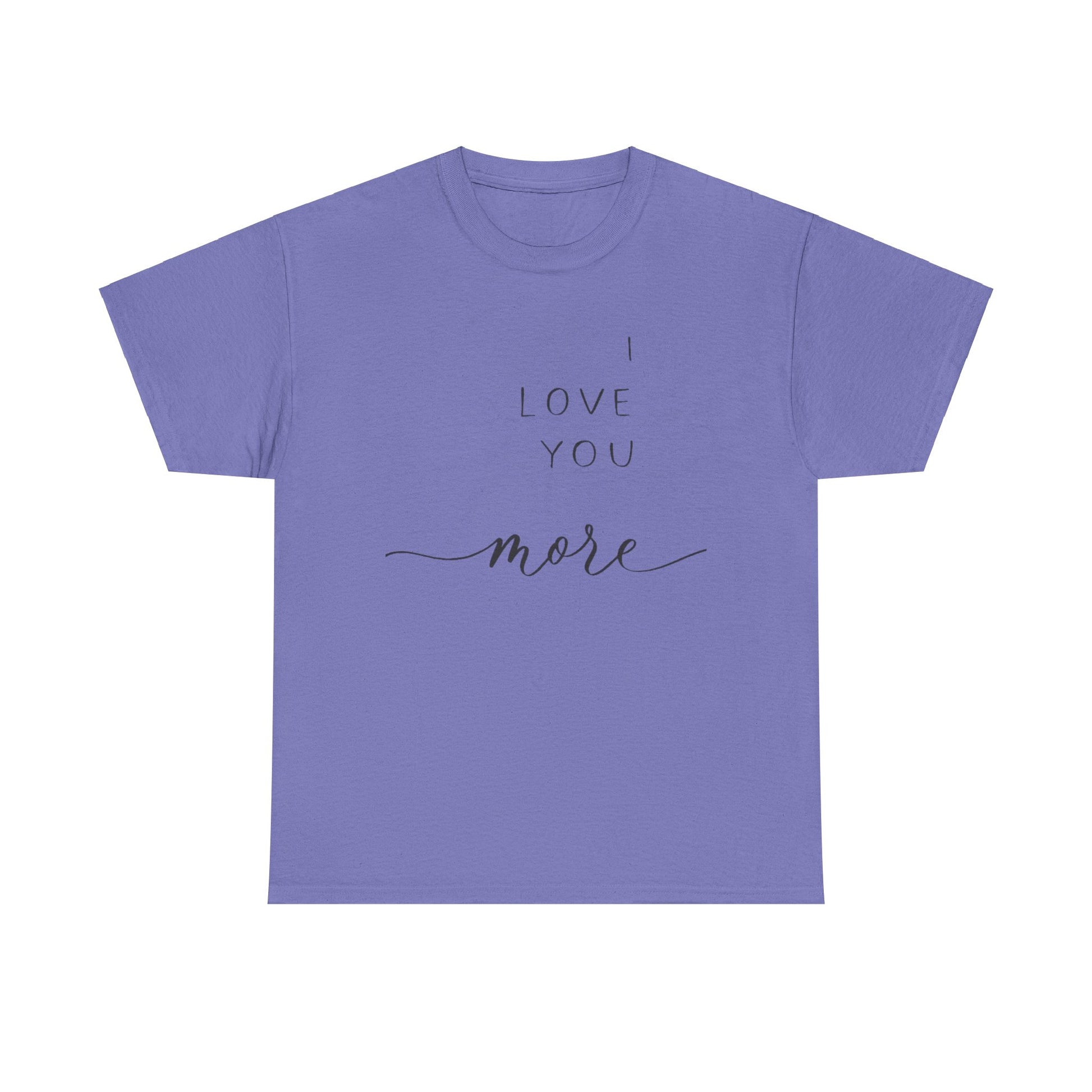 I LOVE YOU MORE/ I LIVE YOU MOST Couples Tshirt 1 - Couples Fashion Wear