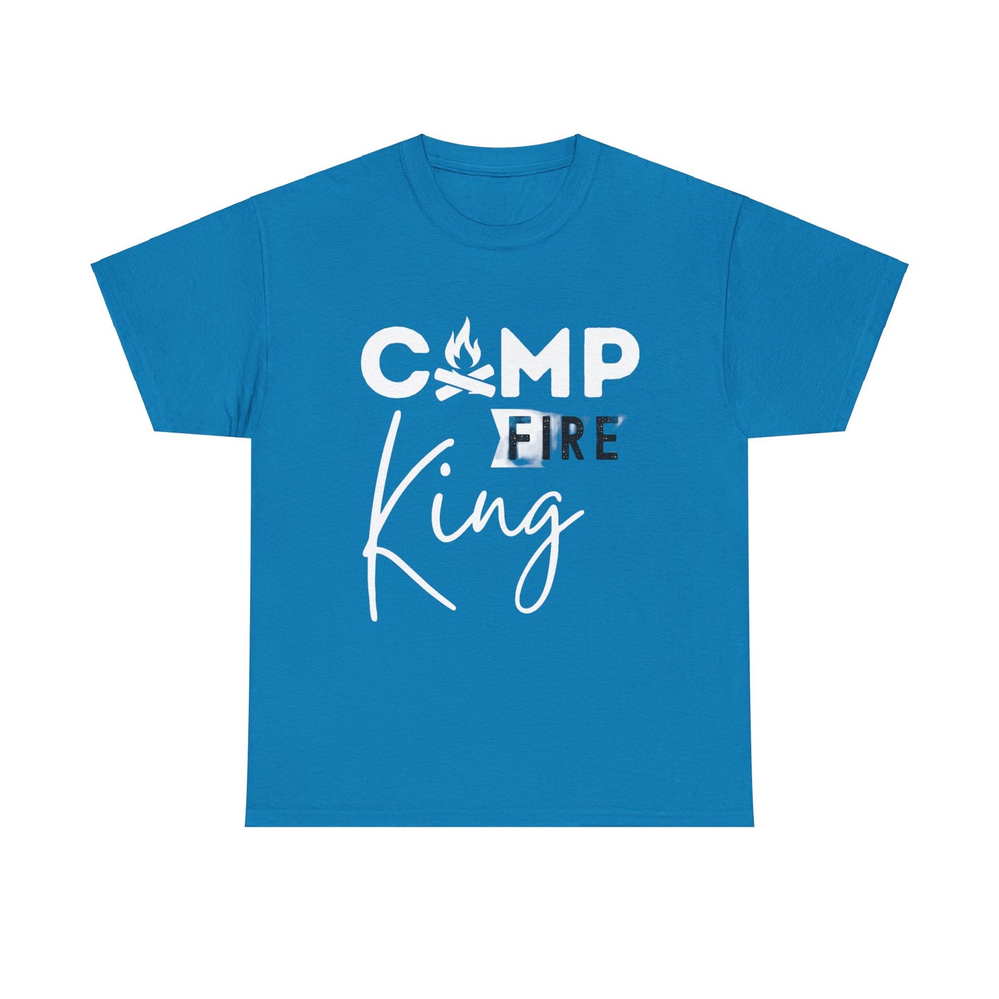 CAMP FIRE KING/ CAMP FIRE QUEEN Couples Tshirt 1