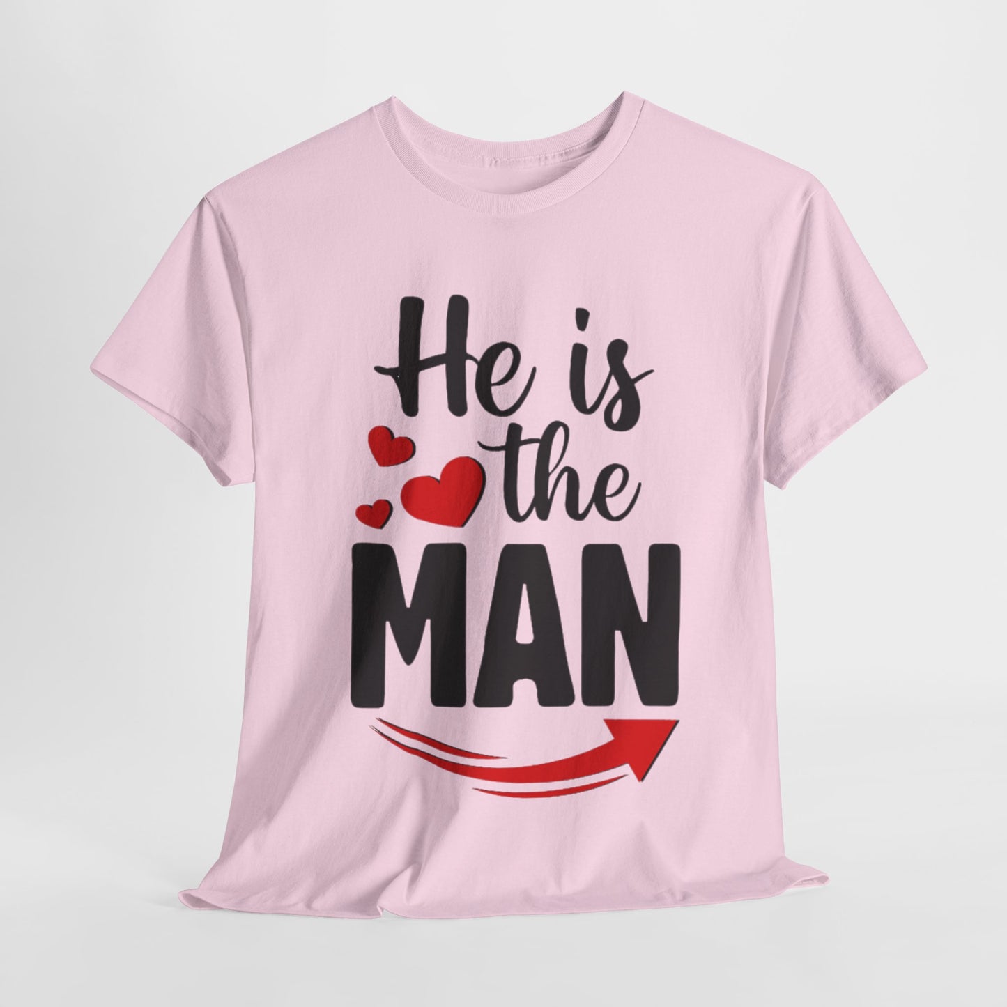 HE IS THE MAN/BUT SHE IS THE BOSS Couples Tshirt 1 - Couples Fashion Wear