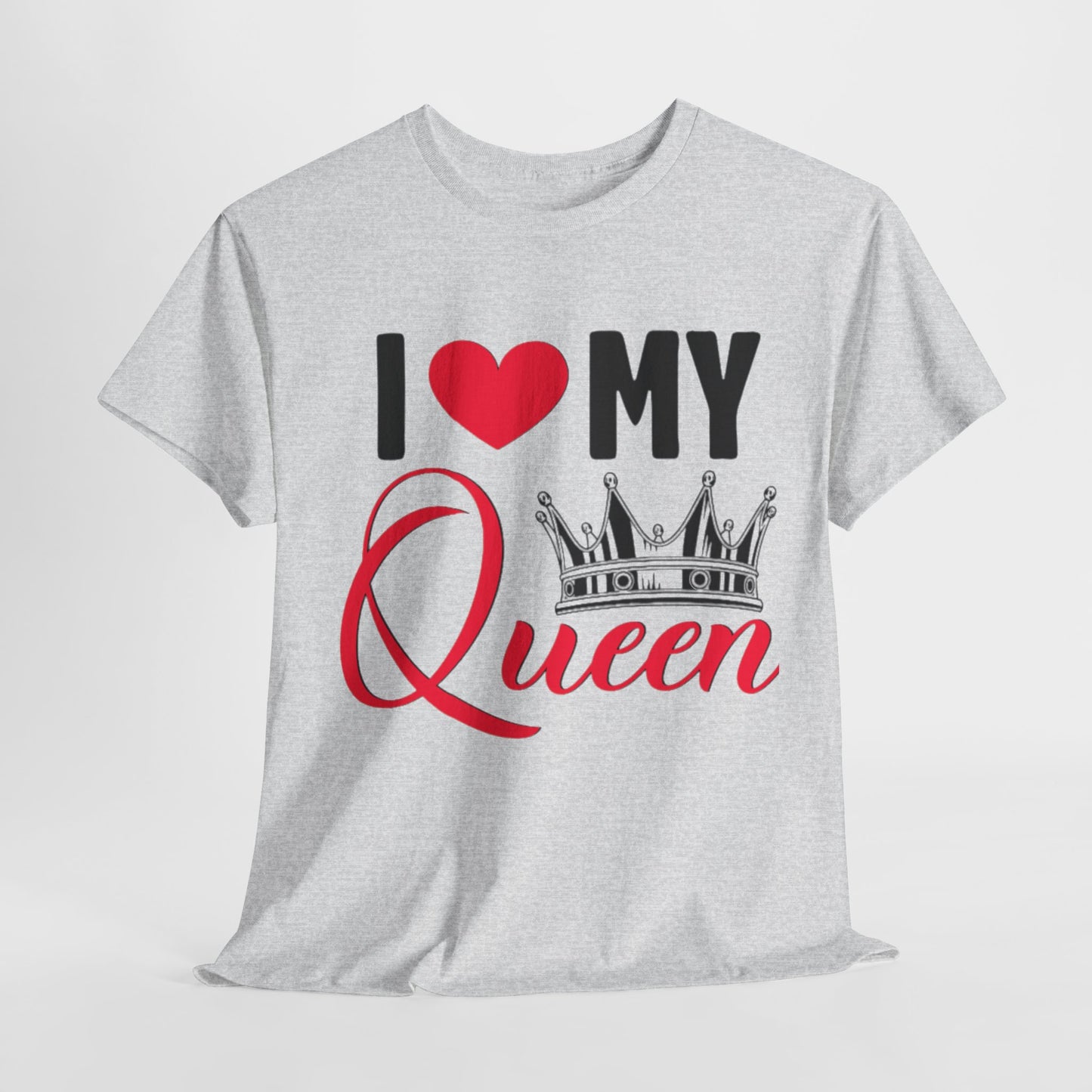 I LOVE MY KING/ I LOVE MY QUEEN Couples Tshirt 2