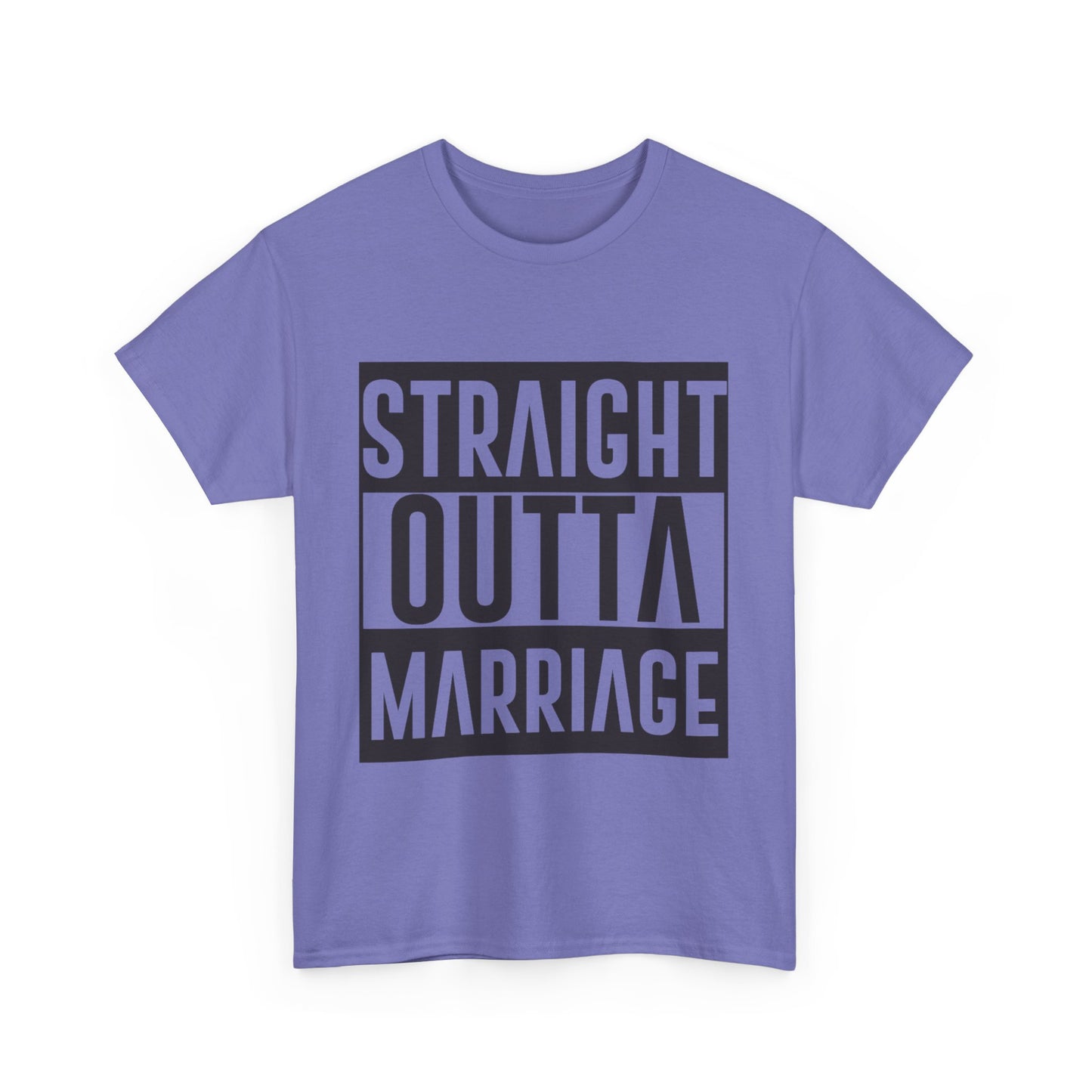 STRAIGHT OUTTA MARRIAGE Couples Tshirt 1