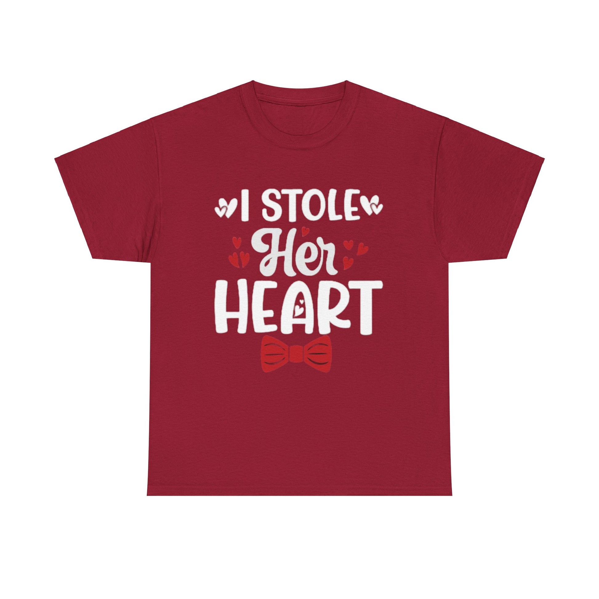 I STOLE HIS HEART/ I STOLE HER HEART Couples Tshirt 2 - Couples Fashion Wear