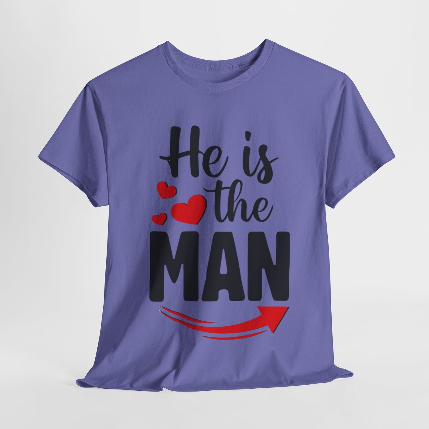 HE IS THE MAN/BUT SHE IS THE BOSS Couples Tshirt 1 - Couples Fashion Wear