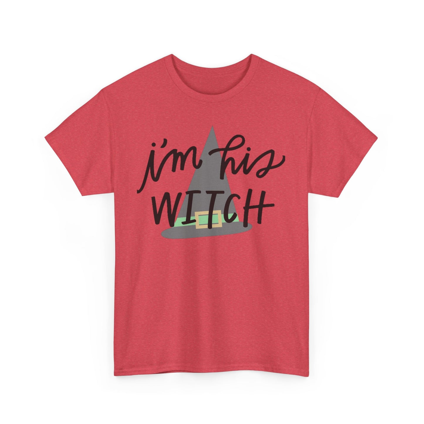 IM HIS WITCH/ IM HER BOO Couples Tshirt 1 - Couples Fashion Wear