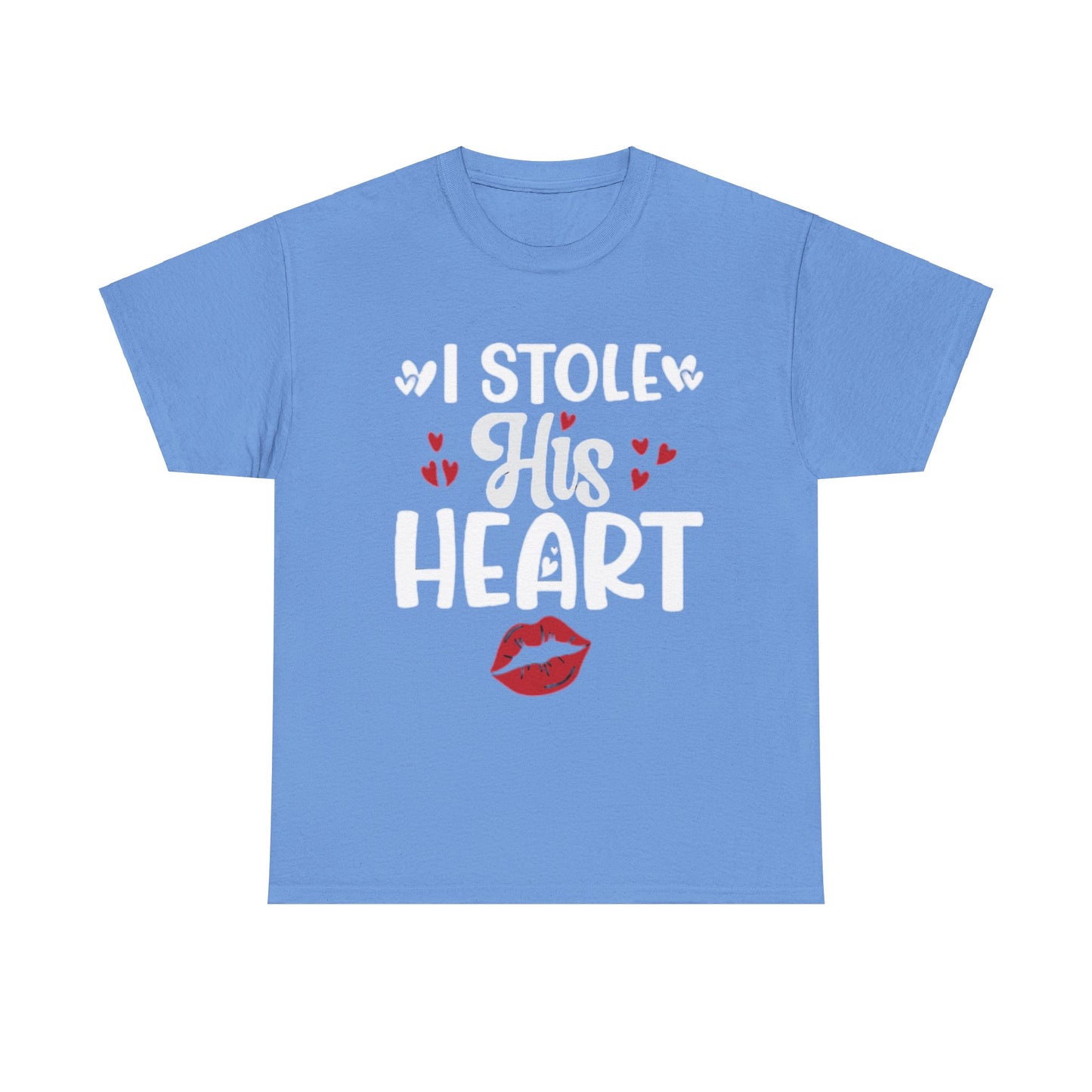 I STOLE HIS HEART/ I STOLE HER HEART Couples Tshirt 1 - Couples Fashion Wear