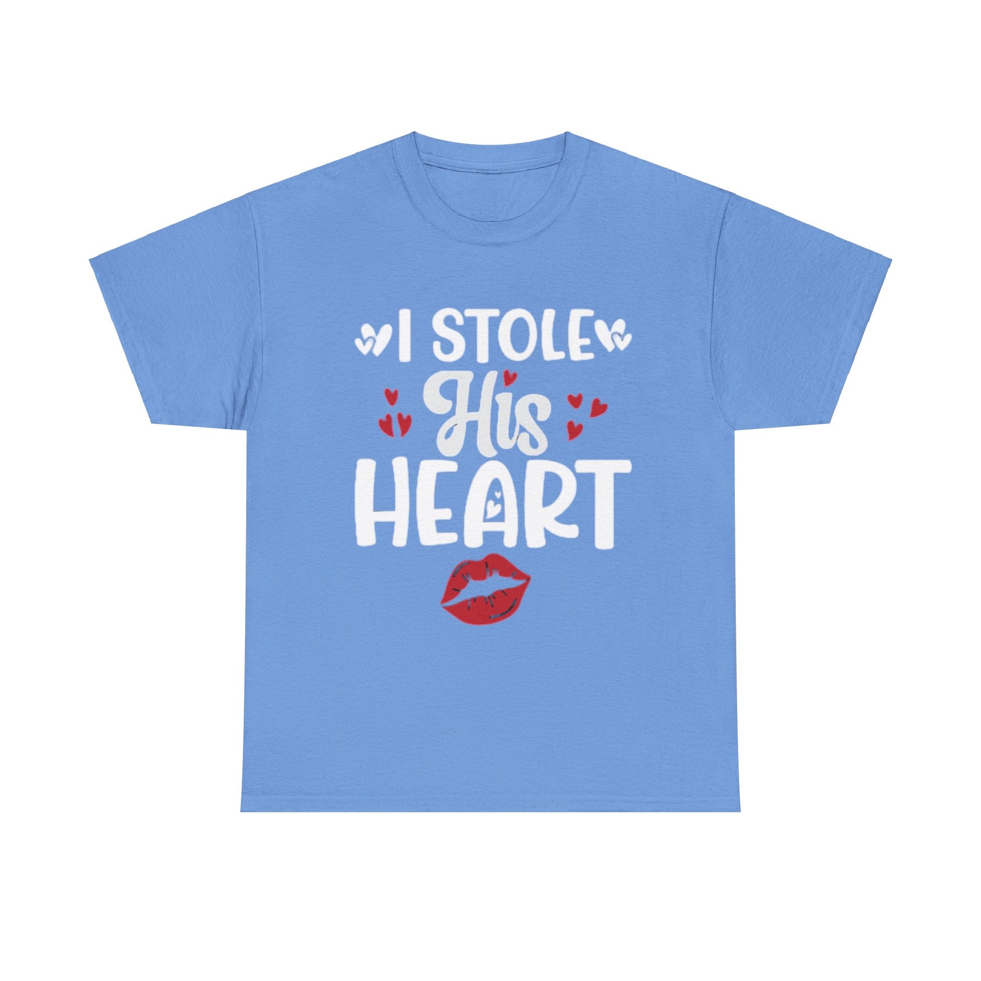 I STOLE HIS HEART/ I STOLE HER HEART Couples Tshirt 1 - Couples Fashion Wear