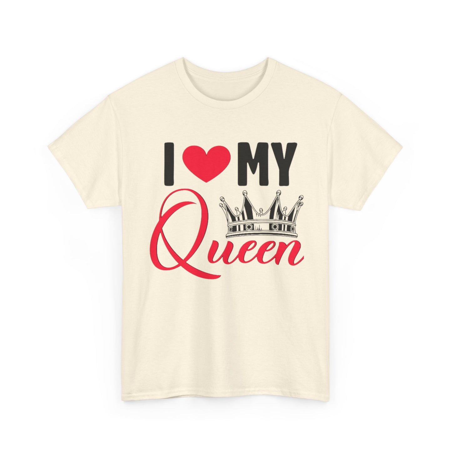 I LOVE MY KING/ I LOVE MY QUEEN Couples Tshirt 2