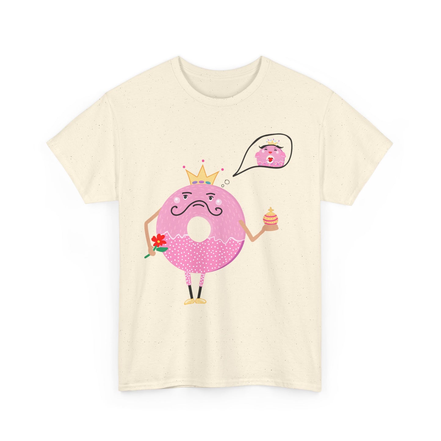 DONUT DAY DREAMING IF HIS QUEEN Couples Tshirt 1 - Couples Fashion Wear