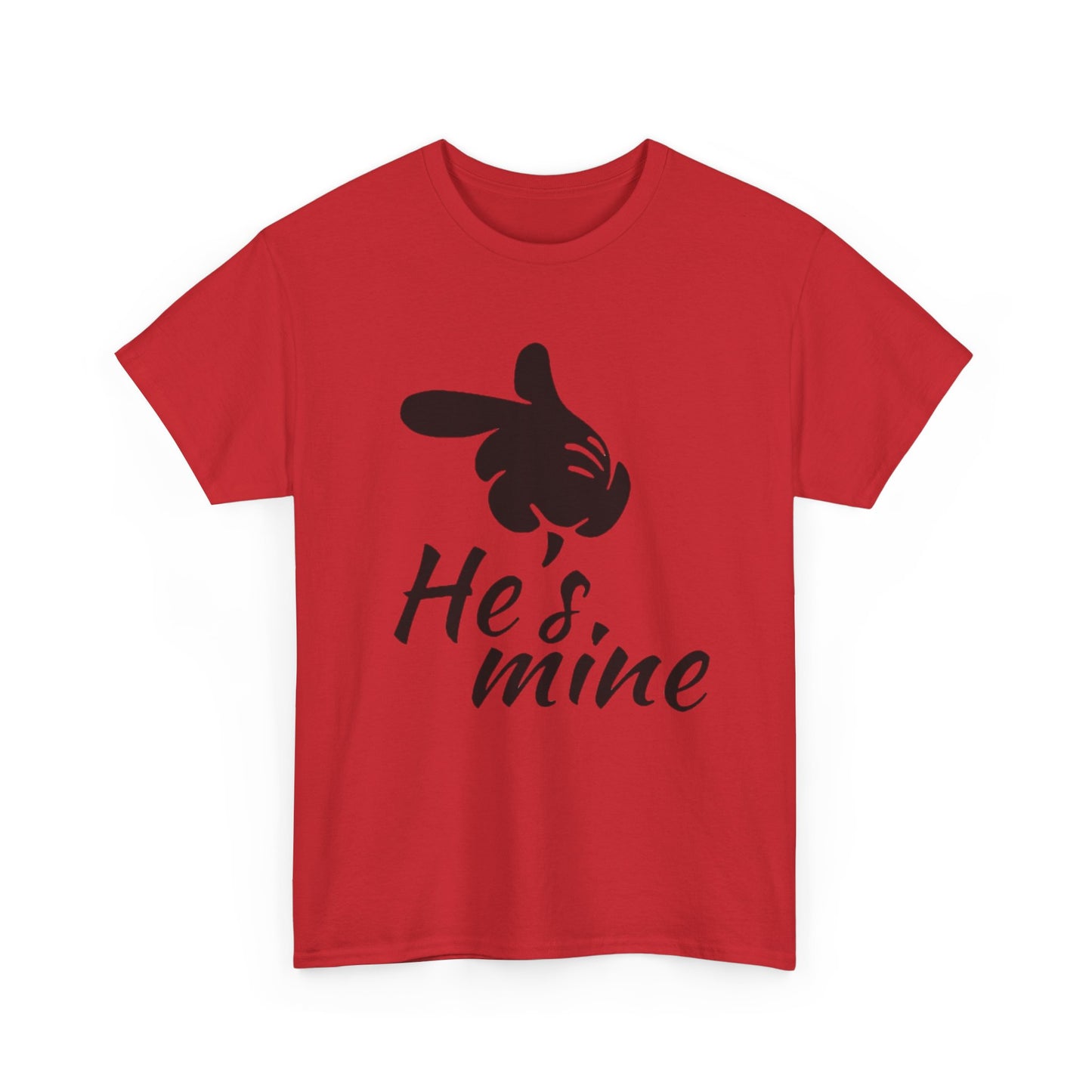 HE'S MINE/SHE'S MINE Couples Tshirt 1 - Couples Fashion Wear