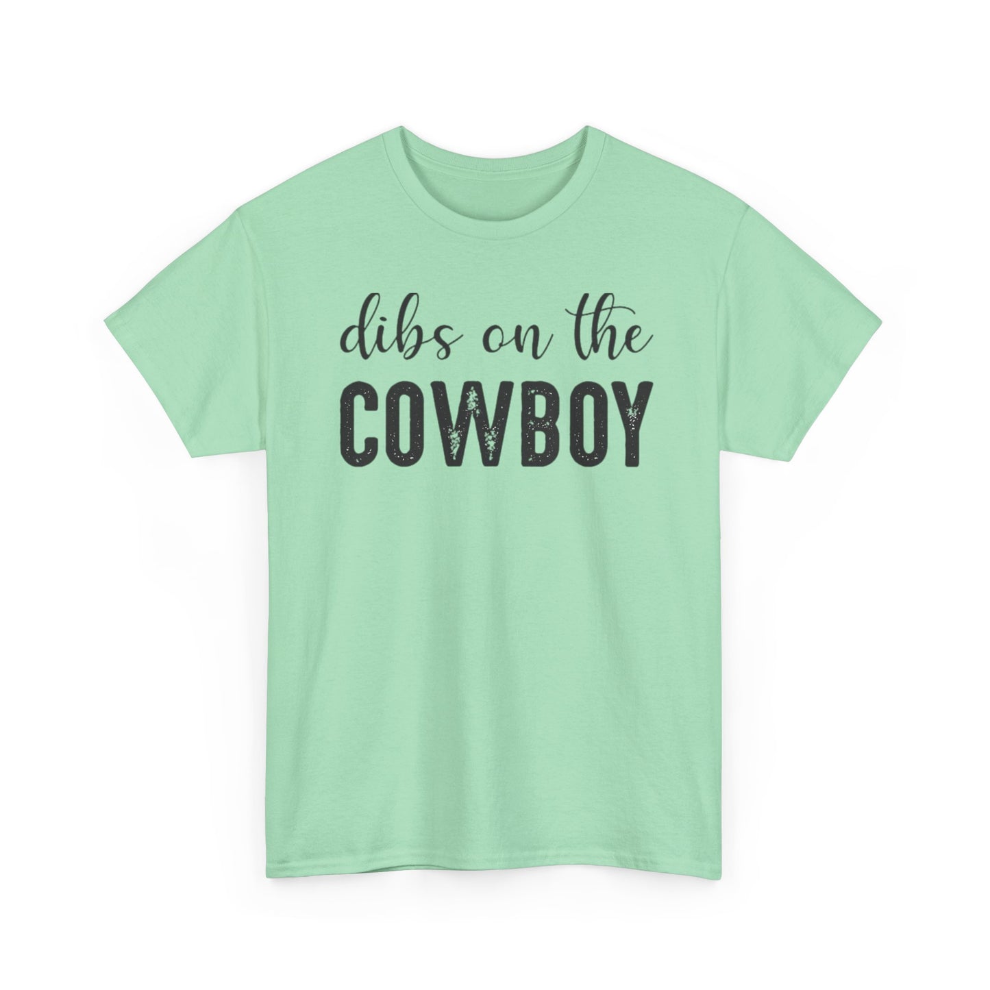 THE COWBOY/DIBS ON THE COWBOY Couples Tshirt 2 - Couples Fashion Wear