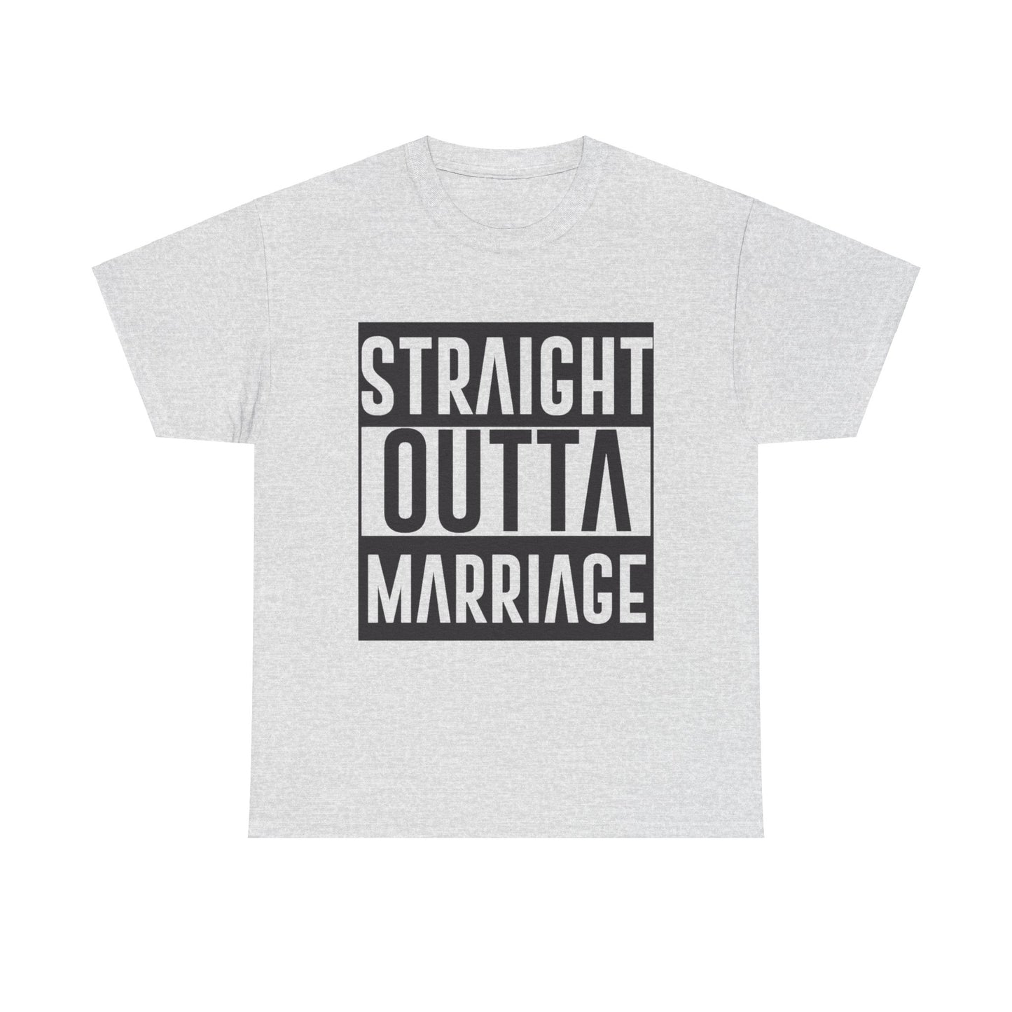 STRAIGHT OUTTA MARRIAGE Couples Tshirt 2