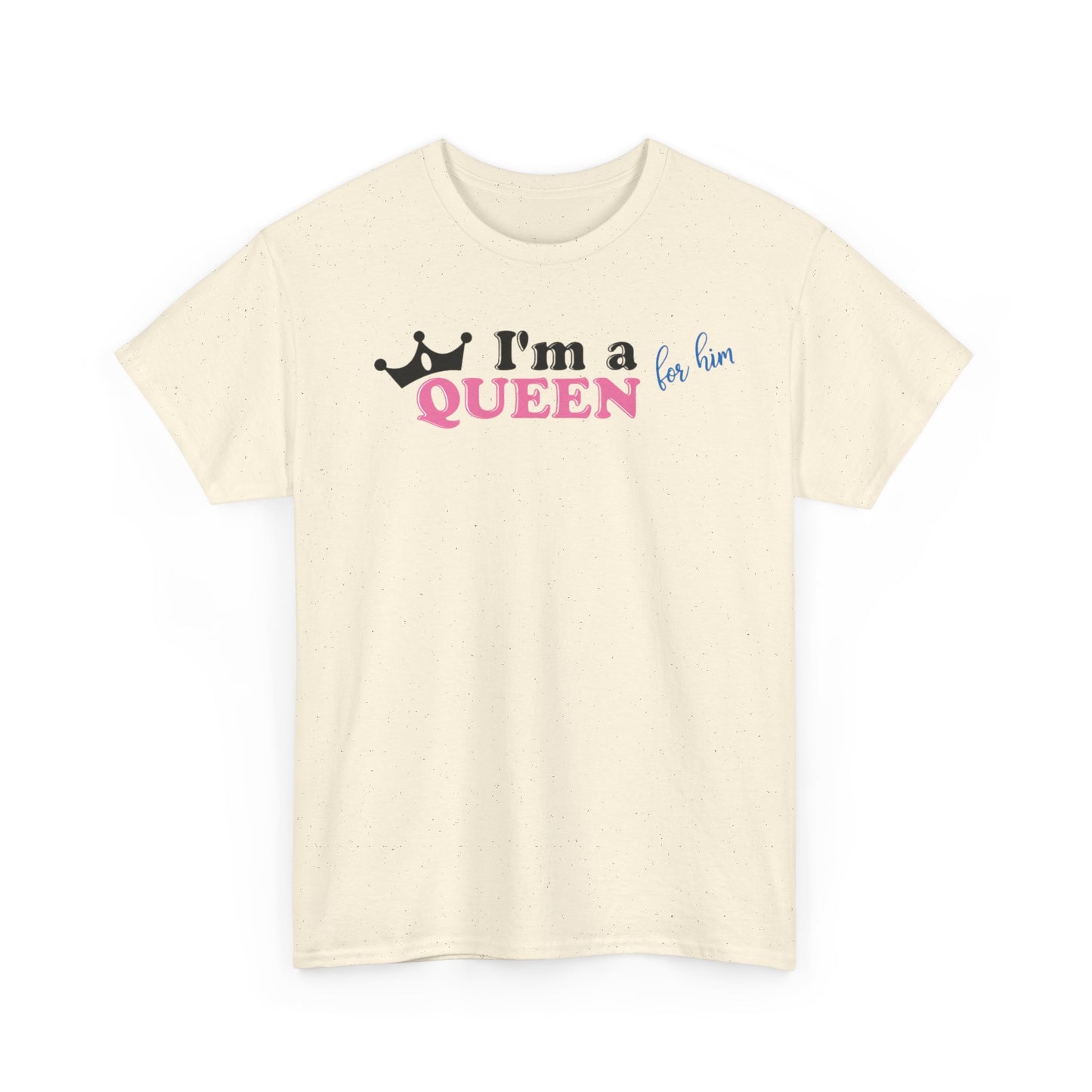 IM A KING For Her/ IM A QUEEN For Him Couples Tshirt 2 - Couples Fashion Wear Perfect for Martin Luther King Jr. Day 2025