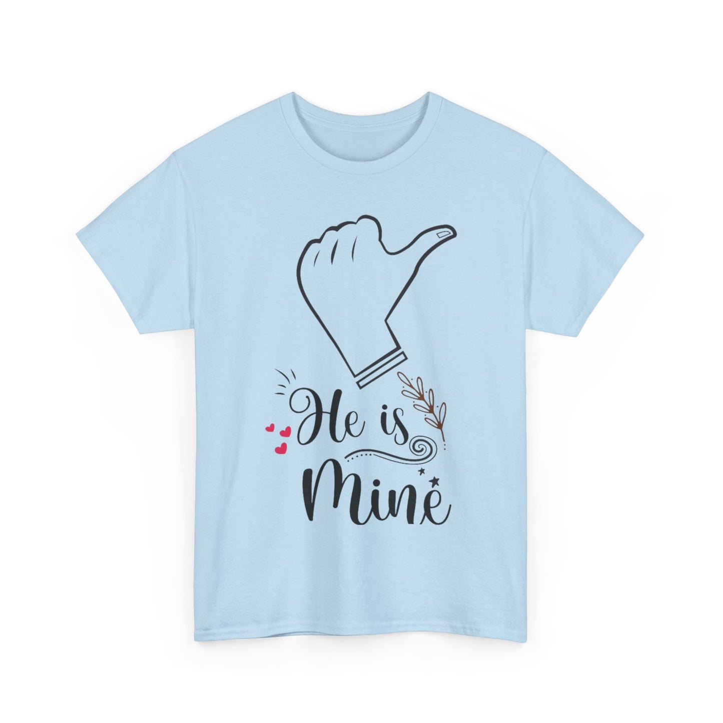 HE IS MINE/SHE IS MINE Couples Tshirt 1 - Couples Fashion Wear