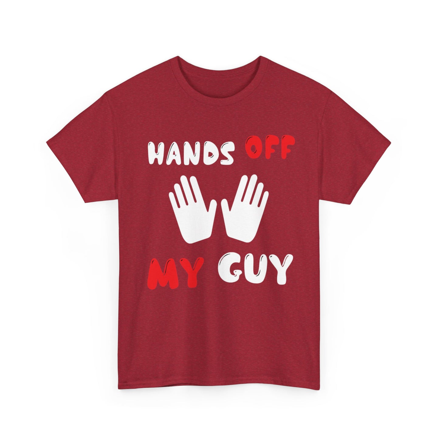 HANDS OFF MY GUY/HANDS OFF MY GIRL Couples Tshirt 1 - Couples Fashion Wear