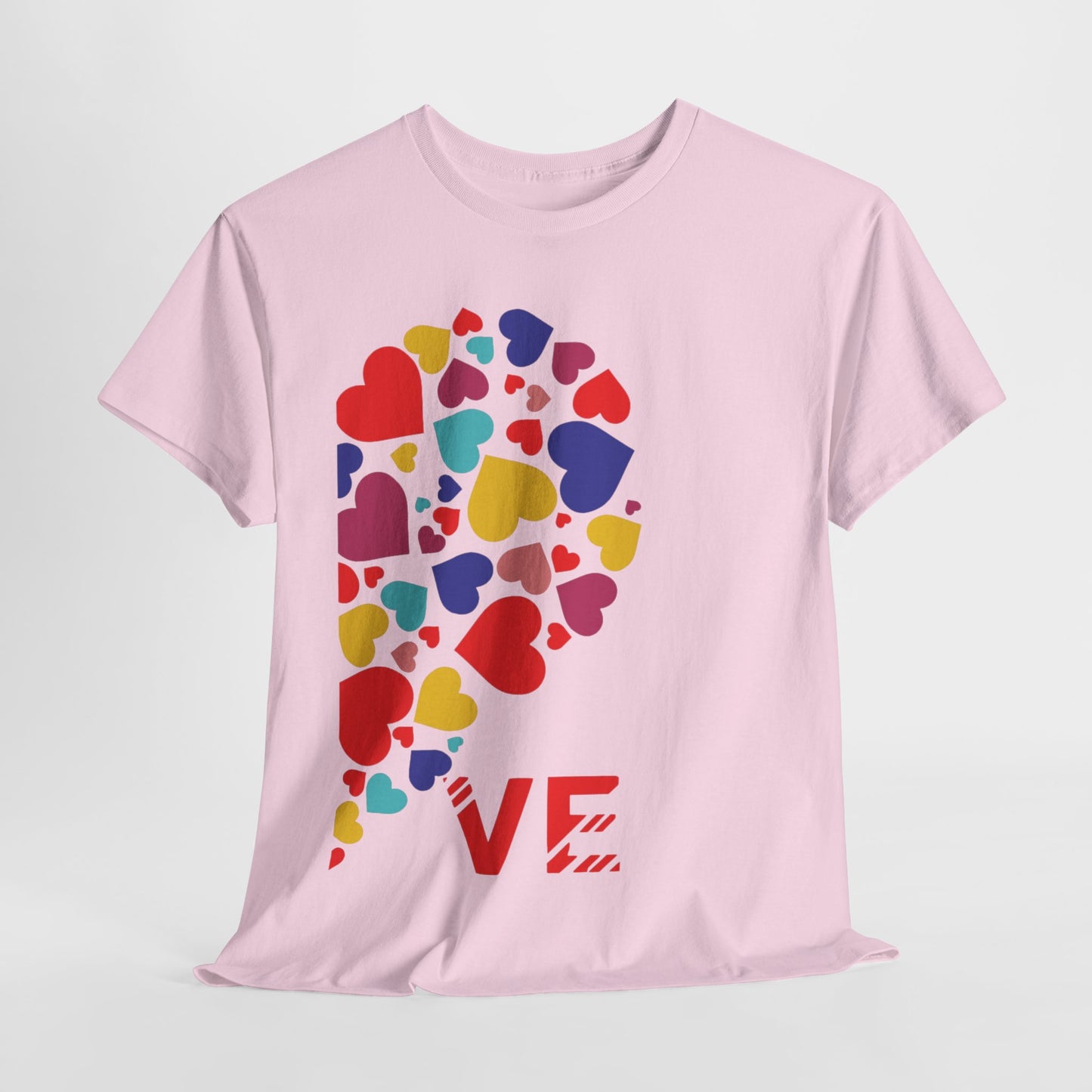 LO/VE HALF MINI HEARTS Couples Tshirt 2 - Couples Fashion Wear