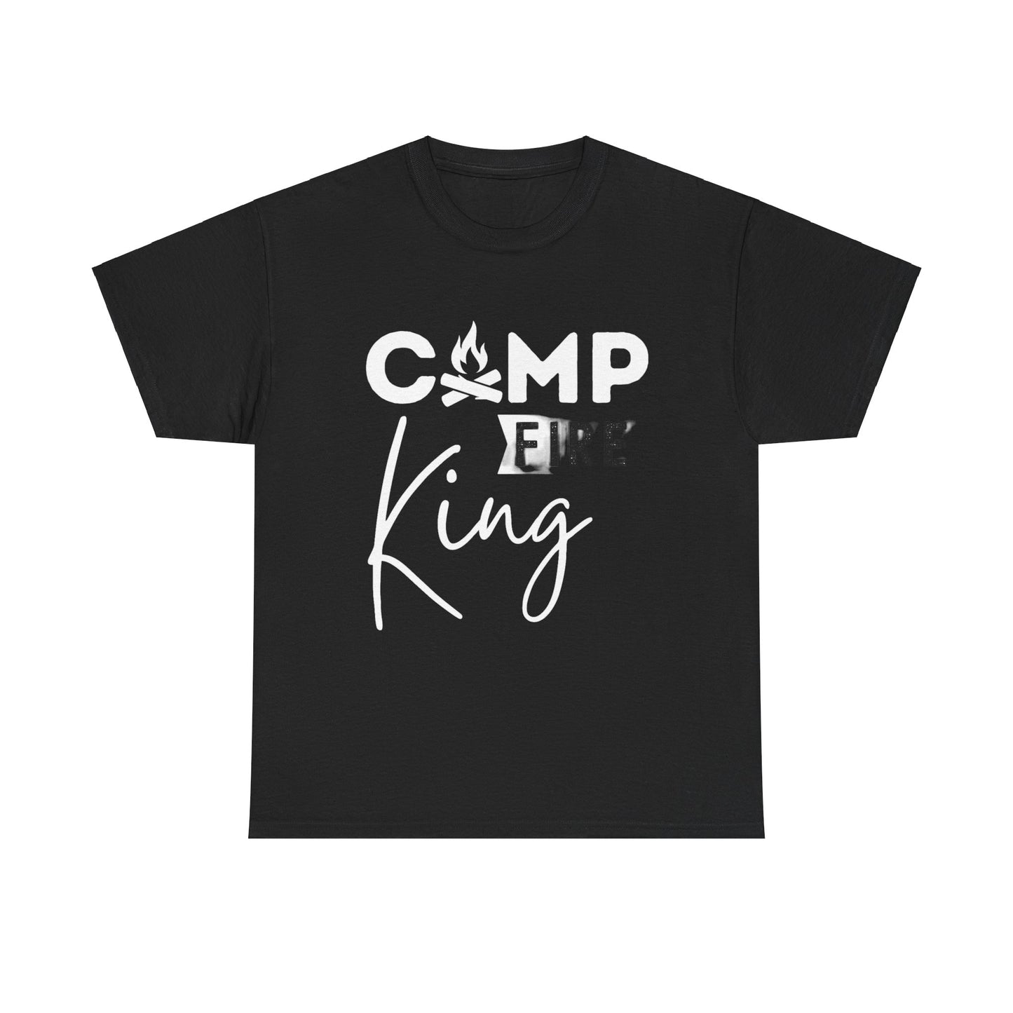 CAMP FIRE KING/ CAMP FIRE QUEEN Couples Tshirt 1