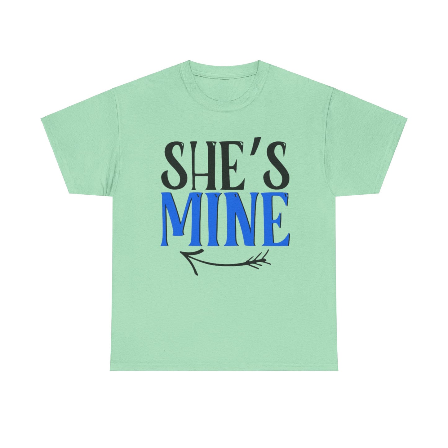 HE'S MINE/SHE'S MINE Couples Tshirt