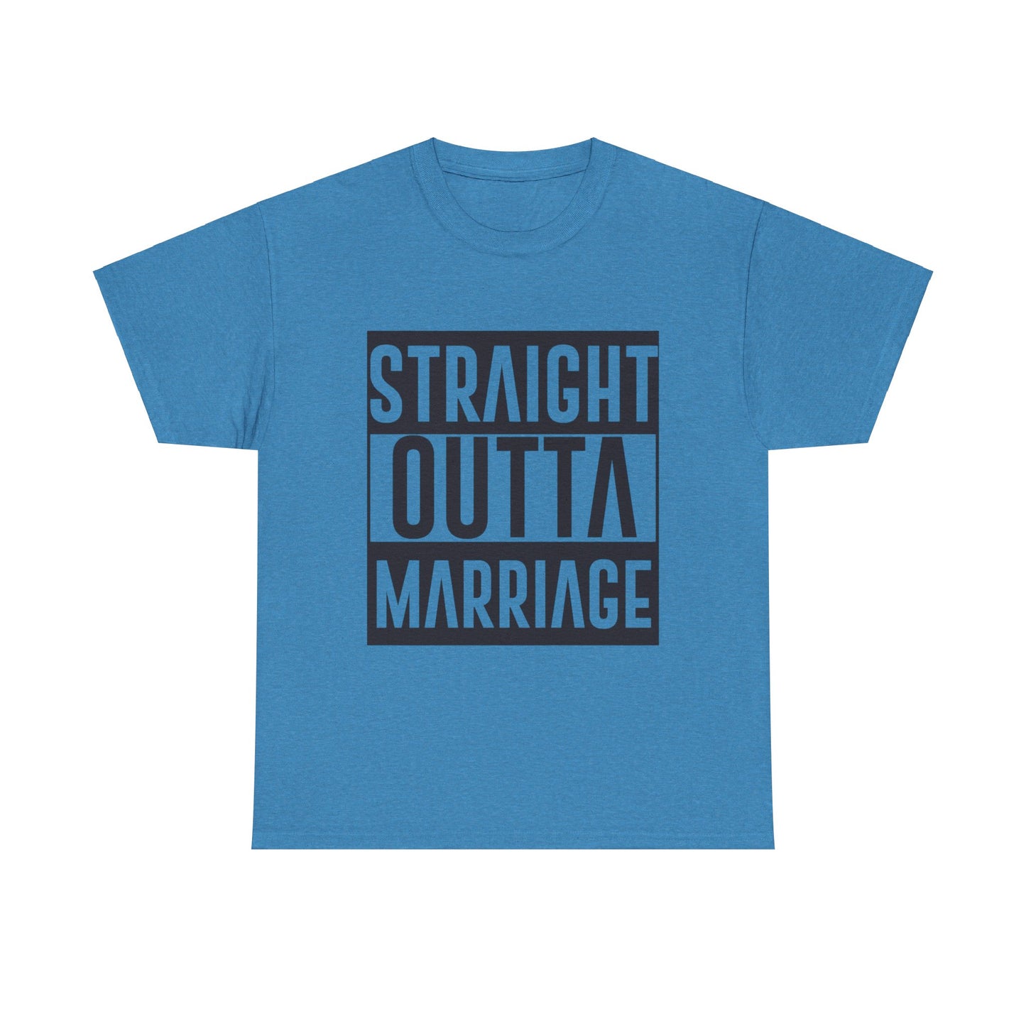 STRAIGHT OUTTA MARRIAGE Couples Tshirt 1