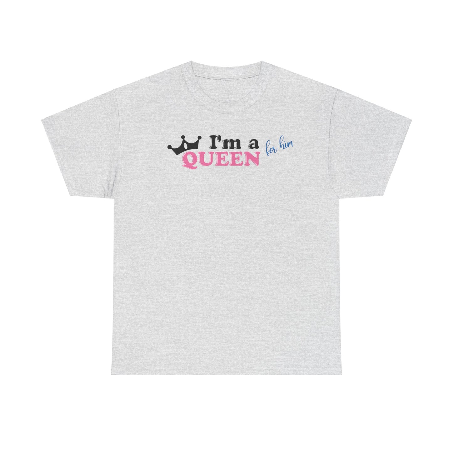 IM A KING For Her/ IM A QUEEN For Him Couples Tshirt 2 - Couples Fashion Wear Perfect for Martin Luther King Jr. Day 2025