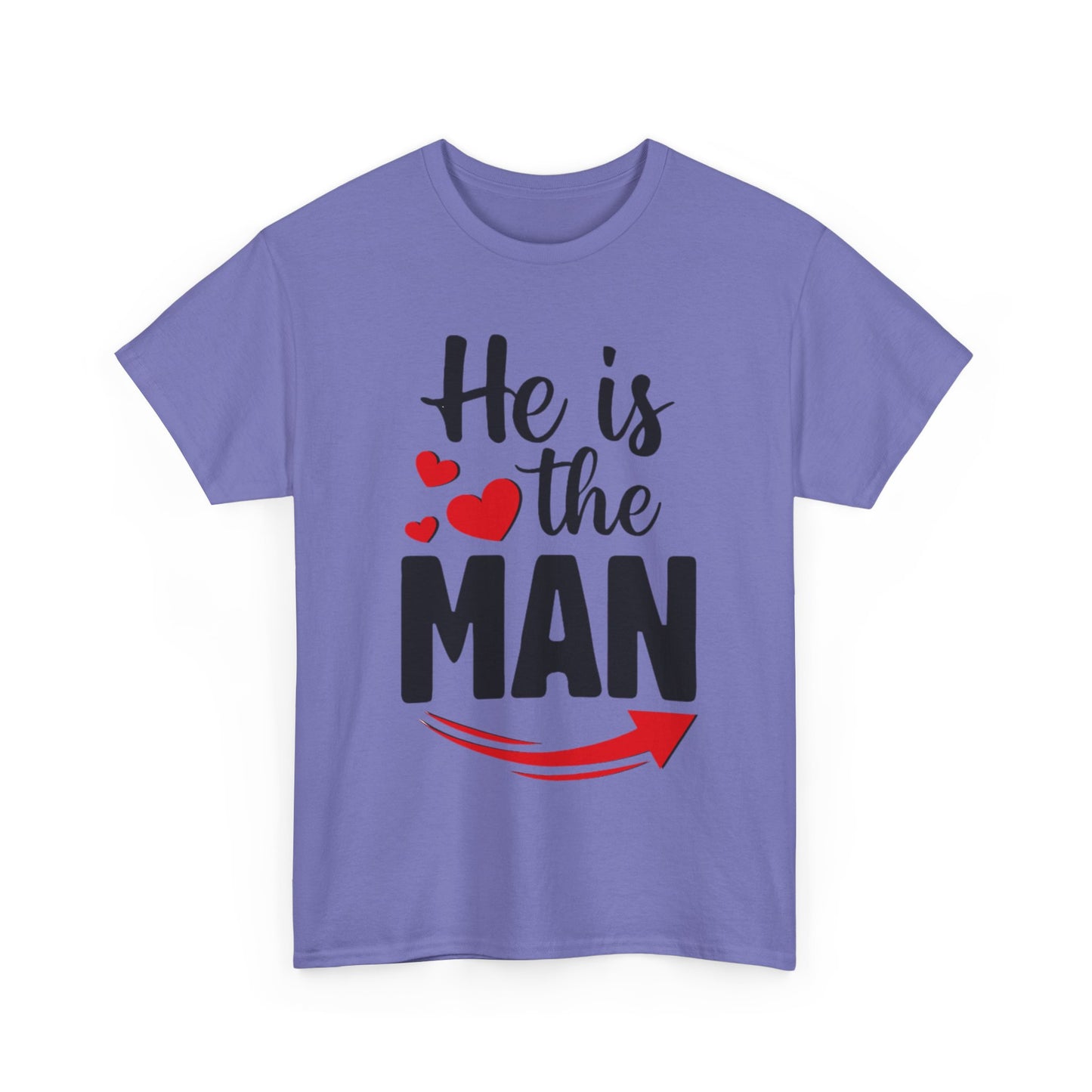 HE IS THE MAN/BUT SHE IS THE BOSS Couples Tshirt 1 - Couples Fashion Wear