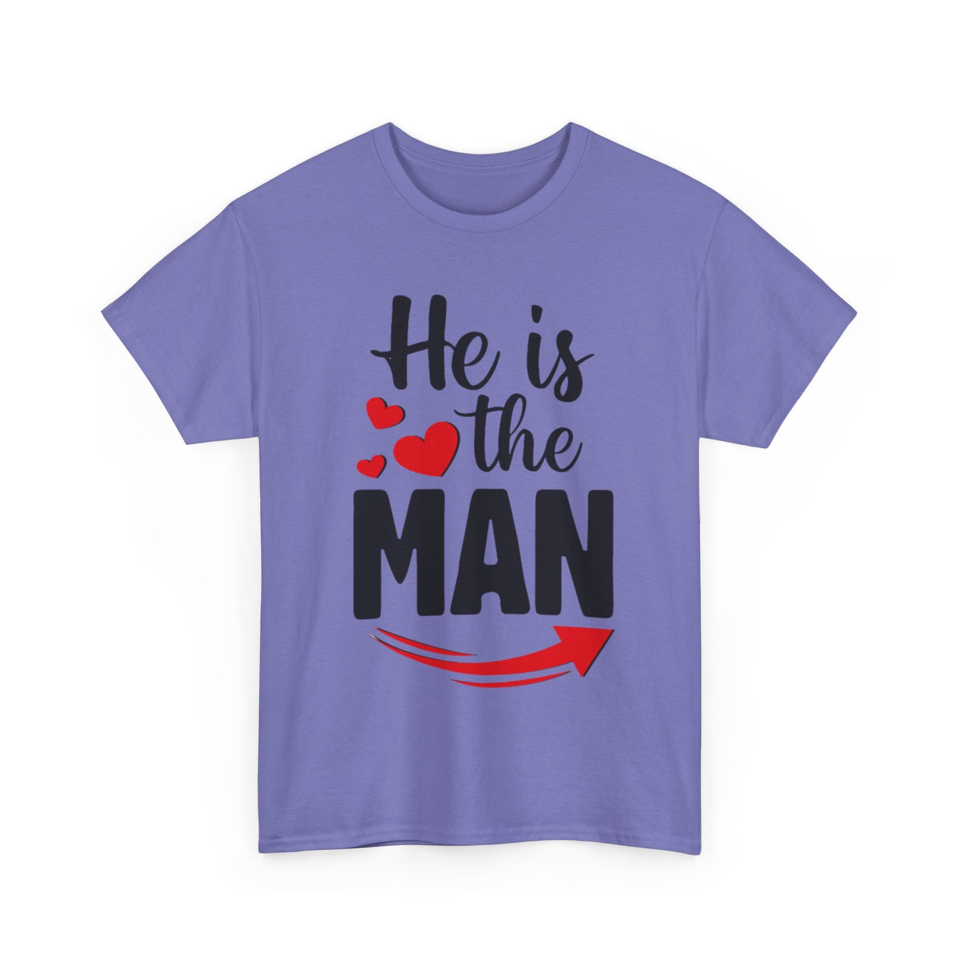 HE IS THE MAN/BUT SHE IS THE BOSS Couples Tshirt 1 - Couples Fashion Wear